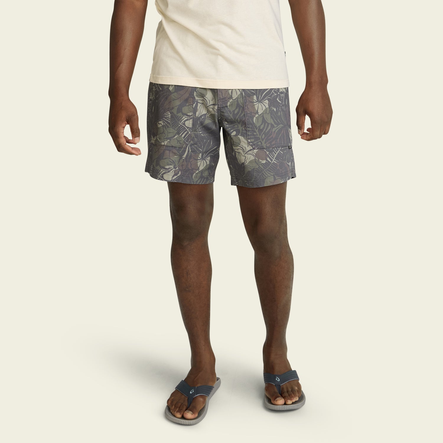 Quonset Camp Shorts - Tropic Noir : Antique Black - View 3
