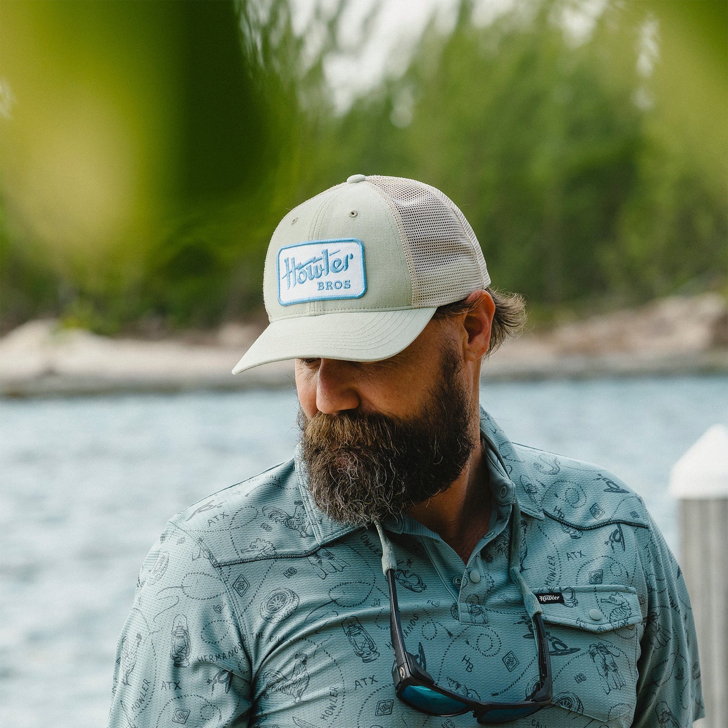 Howler Electric Standard Hat - Seafoam / White - View 4
