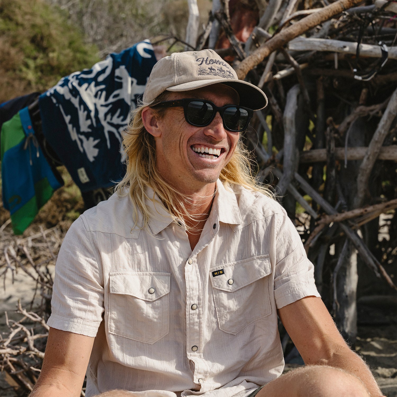 Howler Posse Standard Hat - Khaki Corduroy - View 4