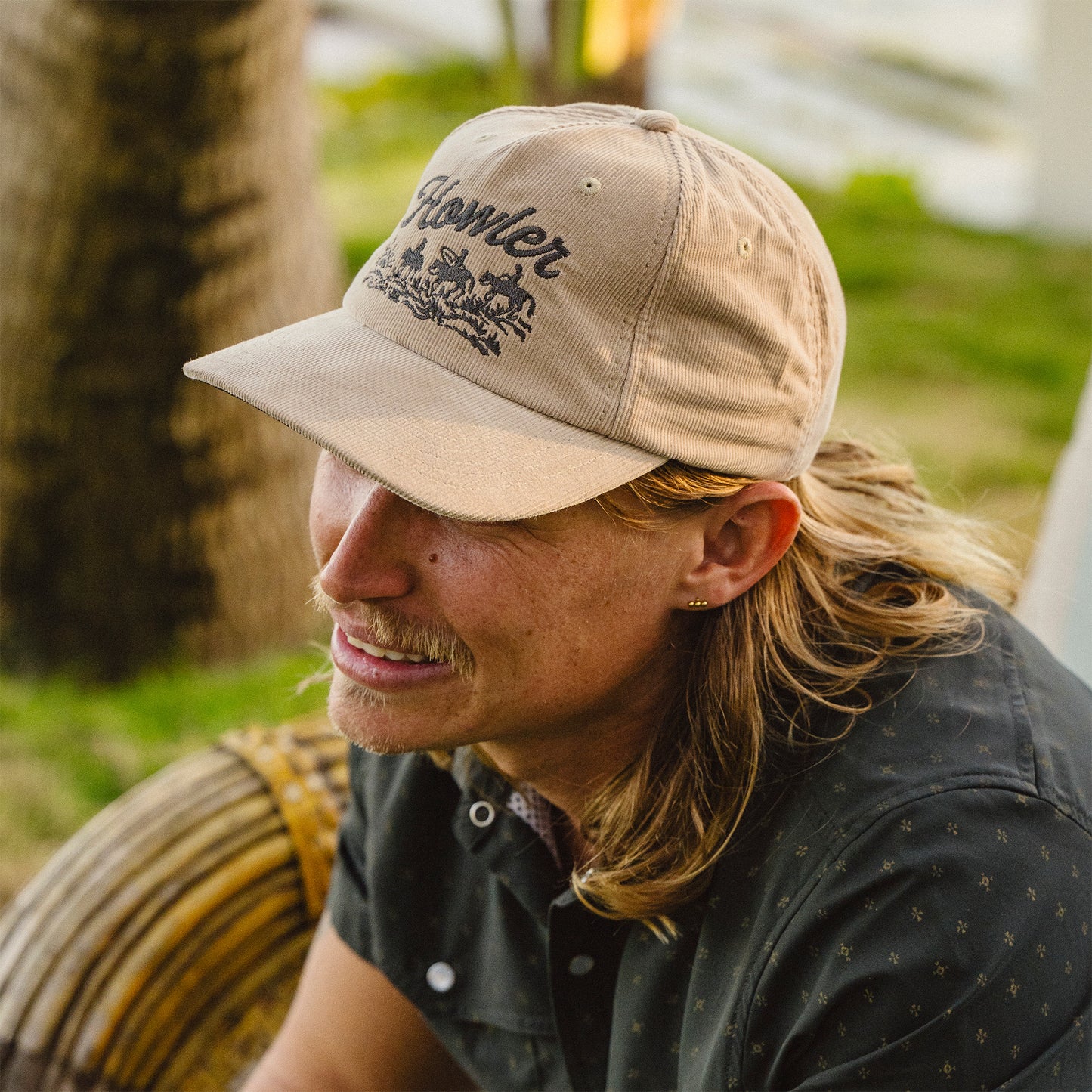 Howler Posse Standard Hat - Khaki Corduroy - View 2