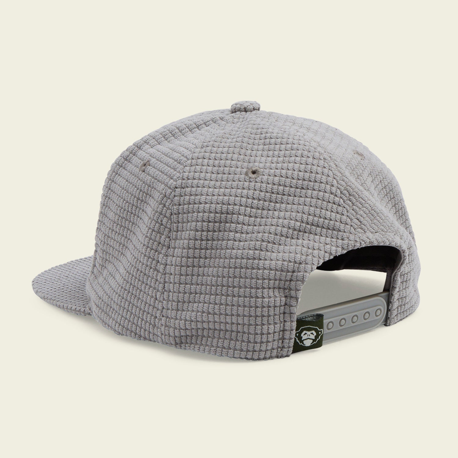 Trout Bolt Snapback - Grey Grid Corduroy - View 3