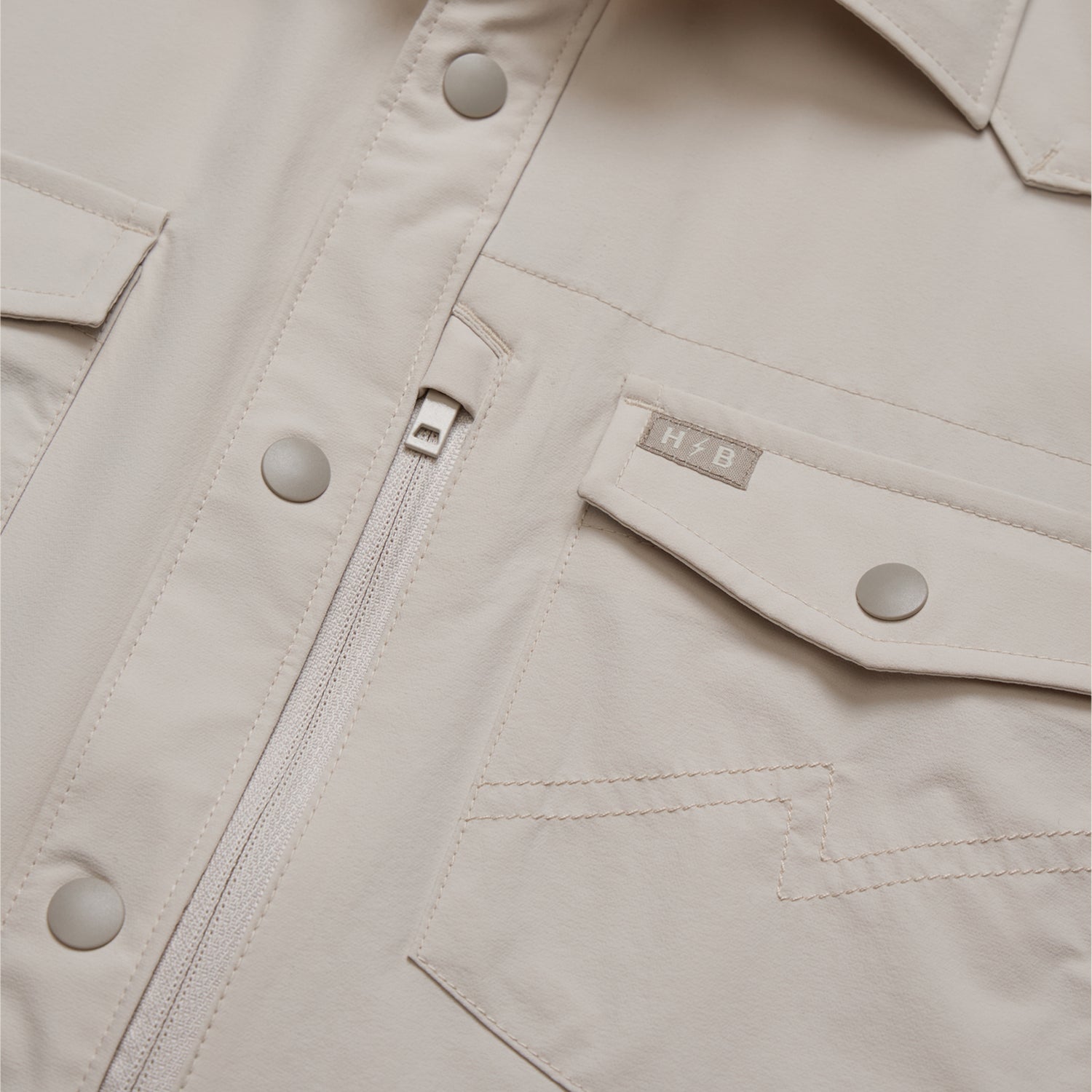 Emerger Tech Longsleeve - Chalk - View 7