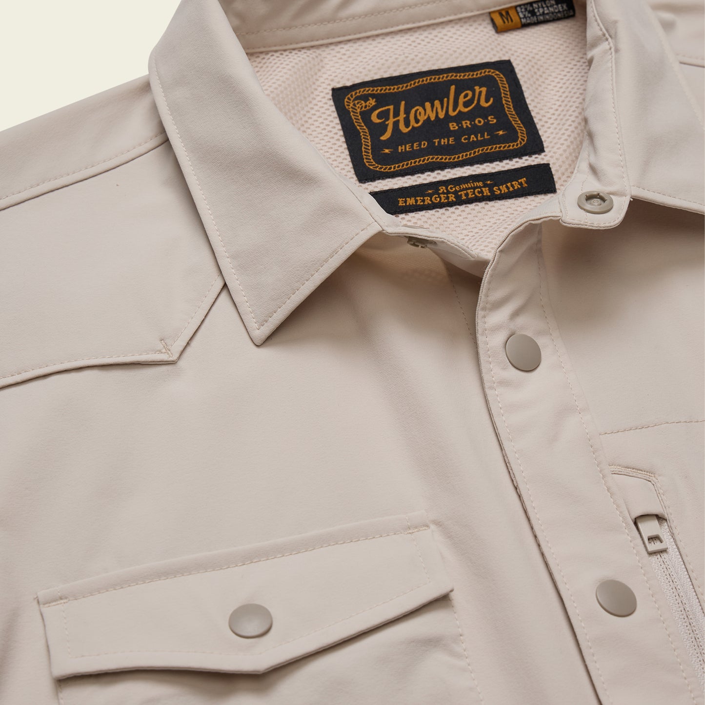 Emerger Tech Longsleeve - Chalk - View 5