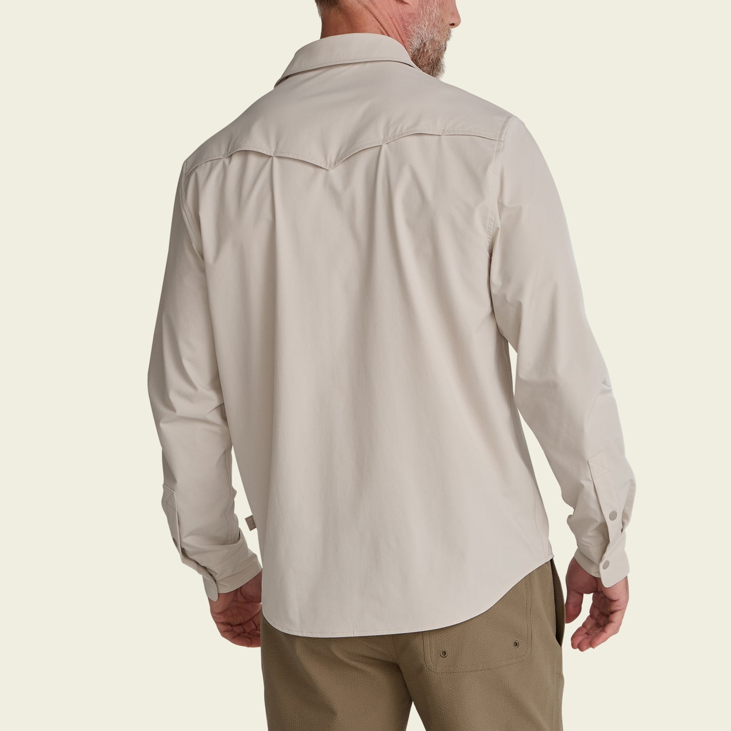Emerger Tech Longsleeve - Chalk - View 6