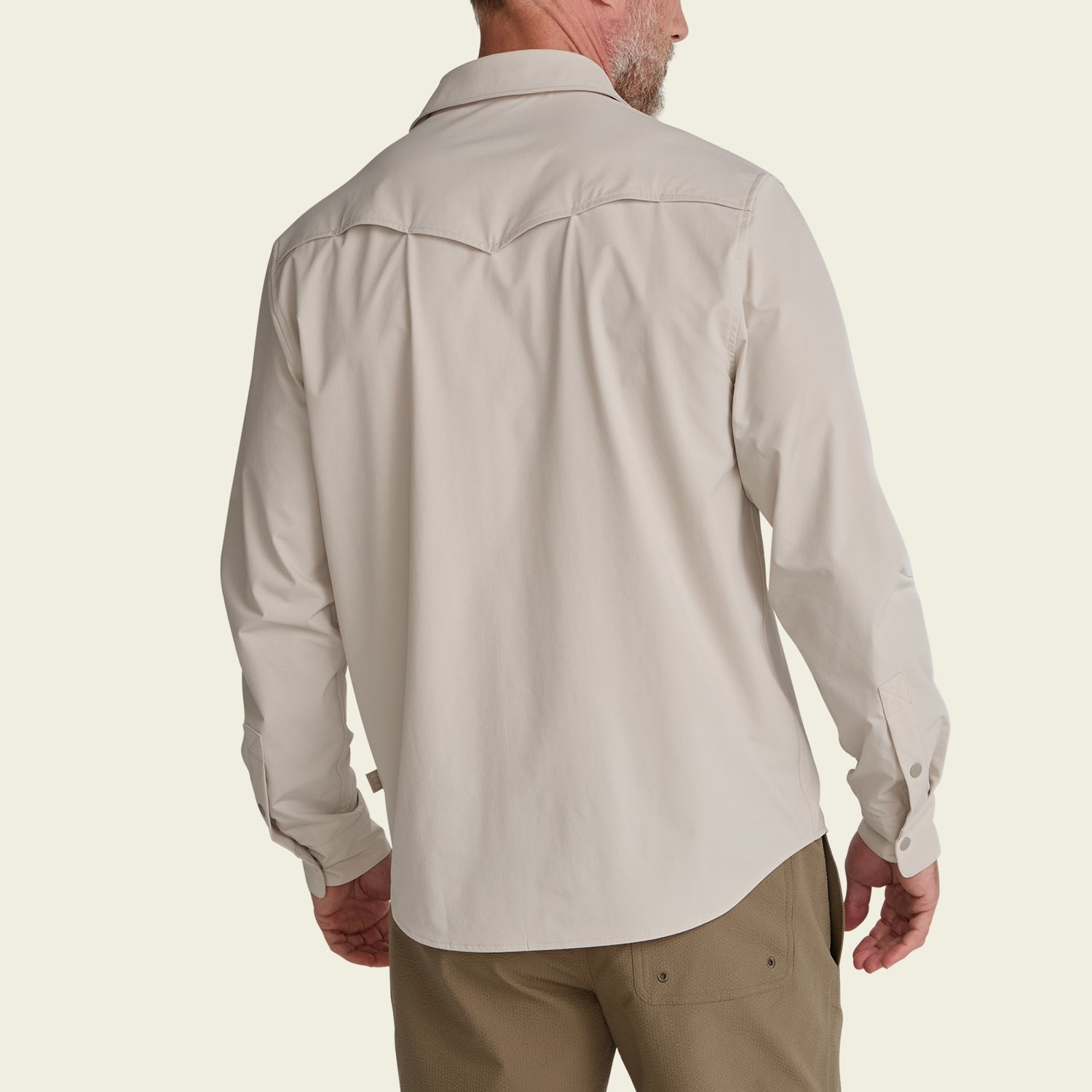 Emerger Tech Longsleeve - Chalk - View 6