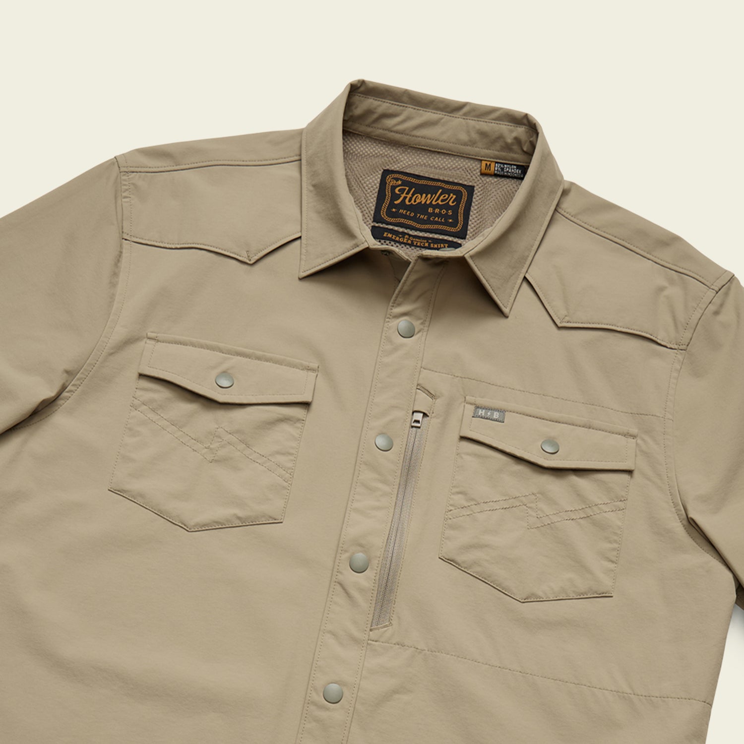 Emerger Tech Longsleeve - Driftwood - View 3