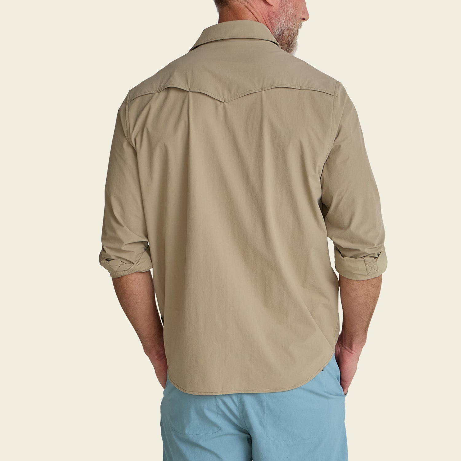 Emerger Tech Longsleeve - Driftwood - View 6