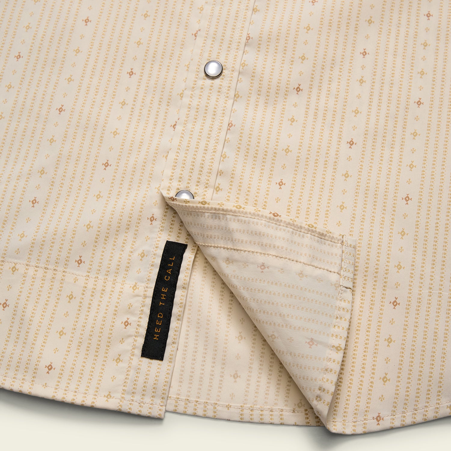 H Bar B Tech Longsleeve - Supernova Stripe : Leche - View 7