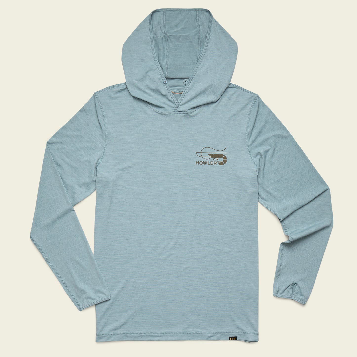 HB Tech Hoodie - Pool Blue - View 1