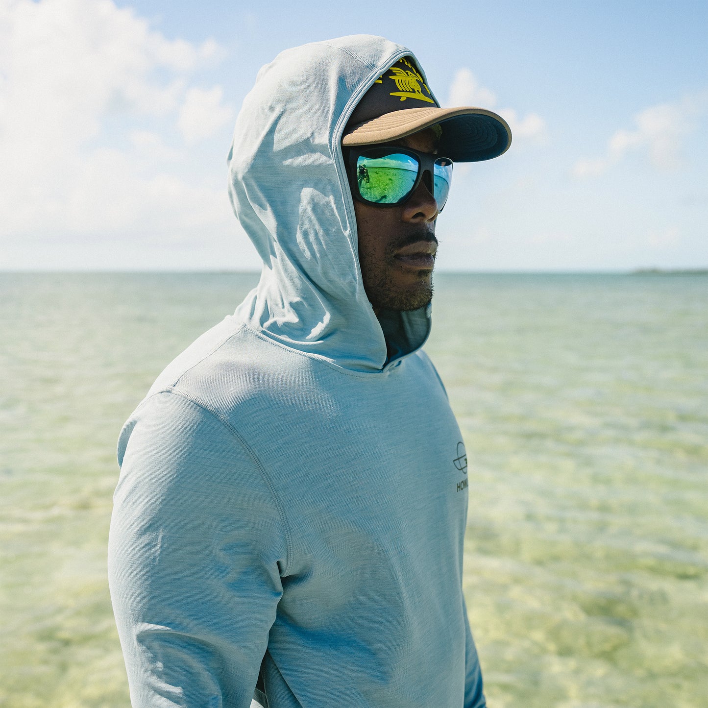 HB Tech Hoodie - Pool Blue - View 2