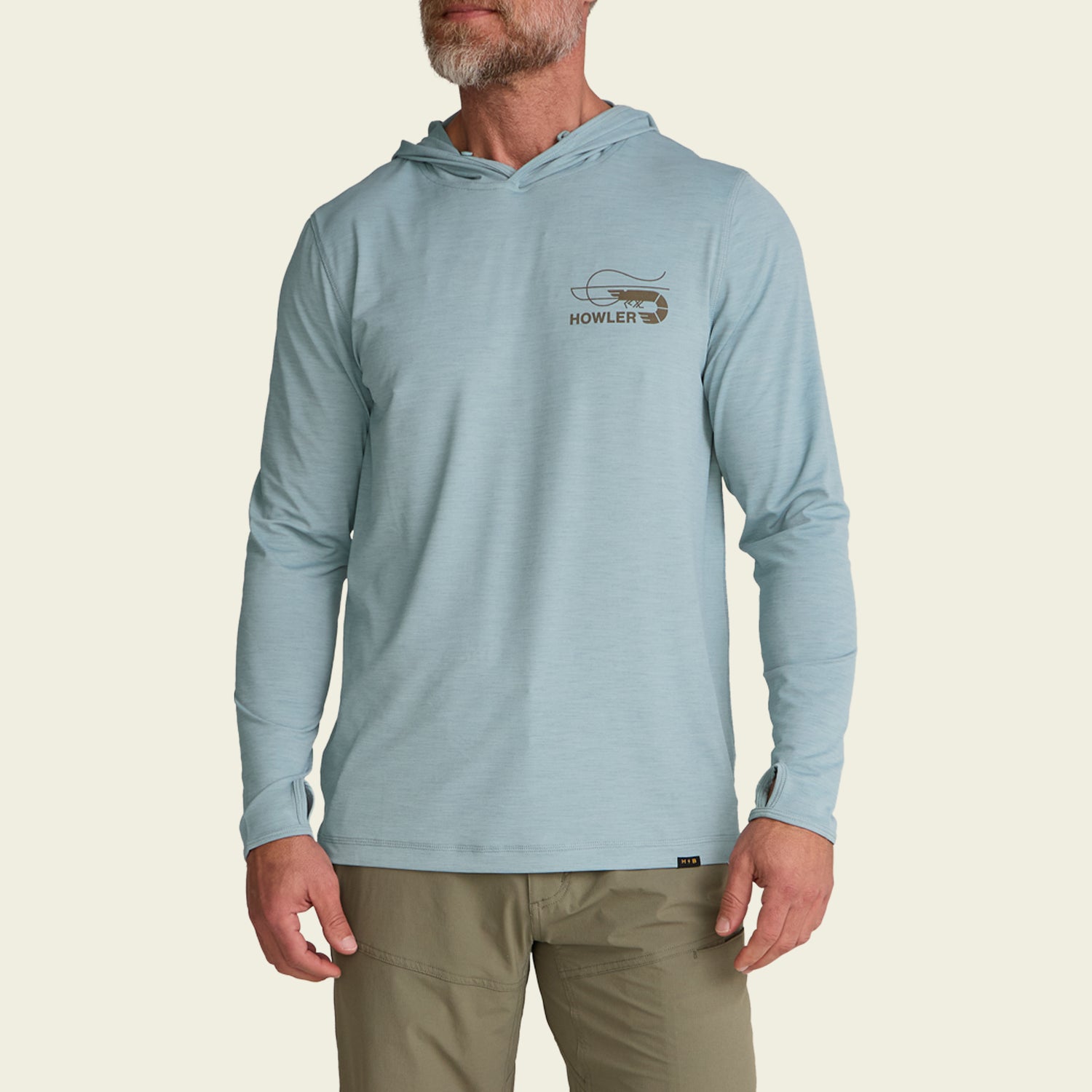 HB Tech Hoodie - Pool Blue - View 4