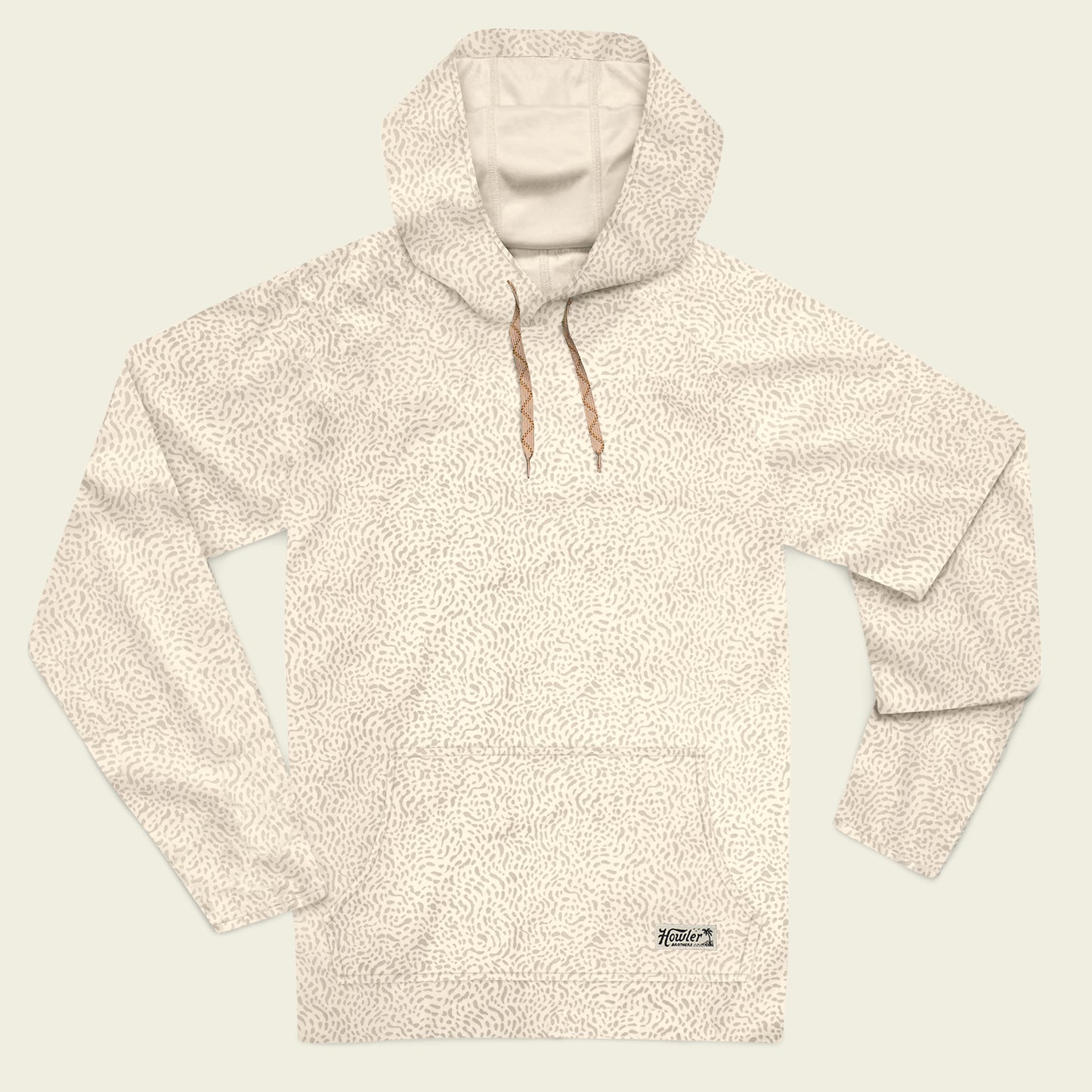 Loggerhead Hoodie - Pond Patterns : Bone - View 1