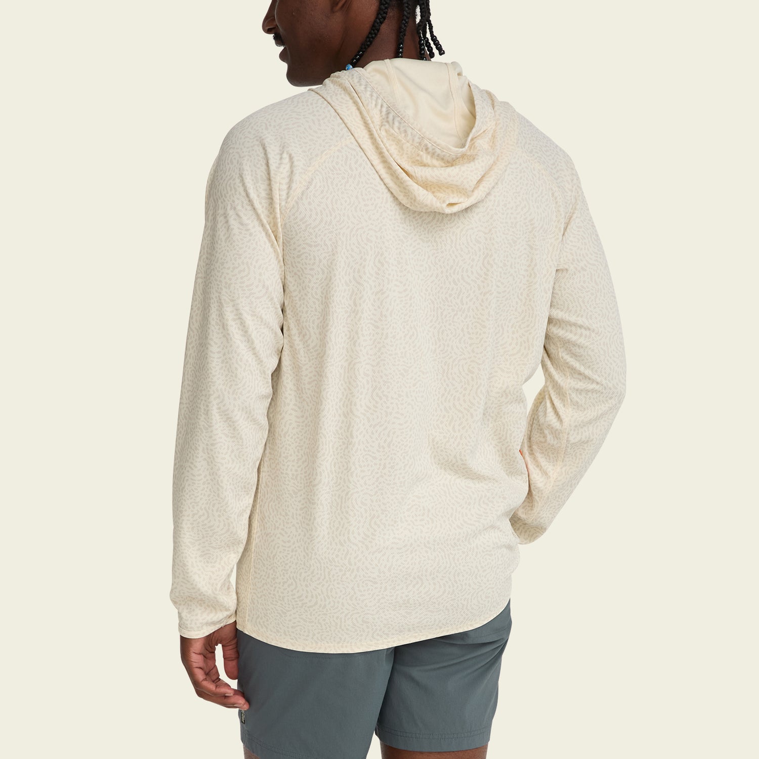 Loggerhead Hoodie - Pond Patterns : Bone - View 6