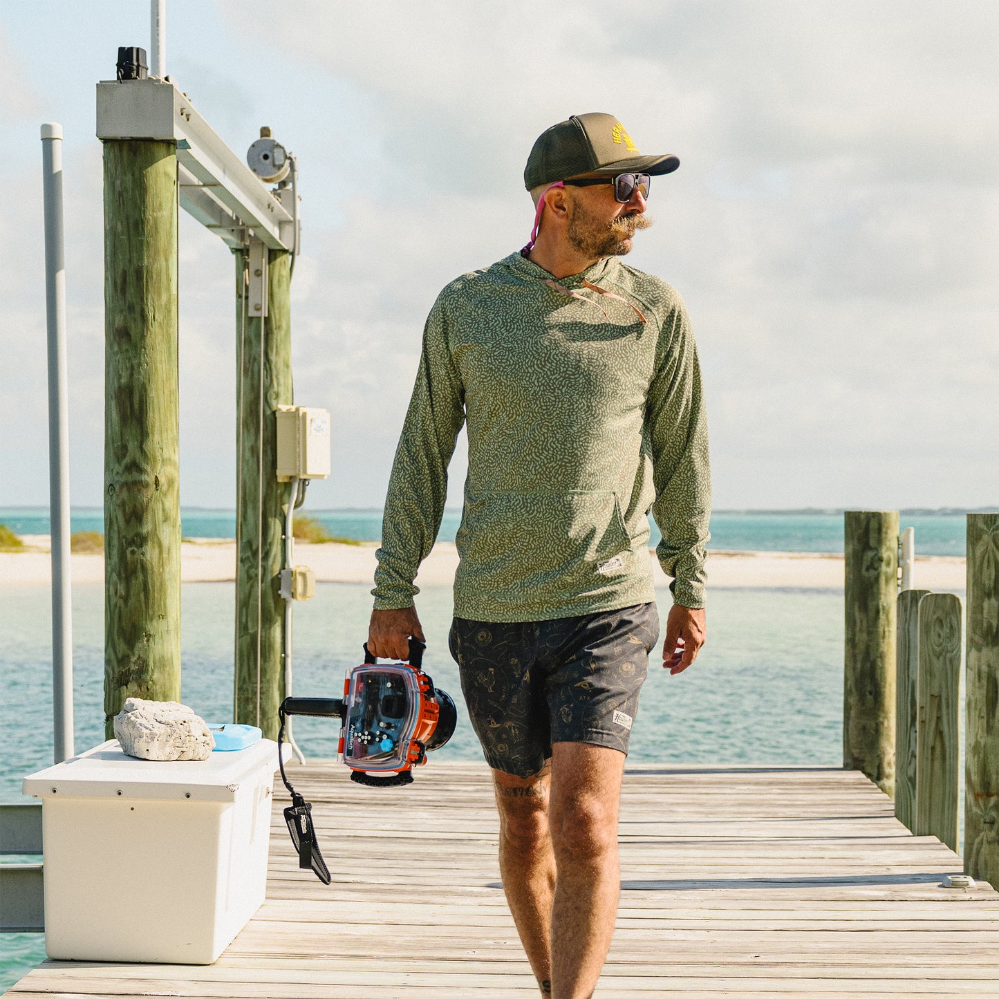 Loggerhead Hoodie - Pond Patterns : Mermaid - View 8