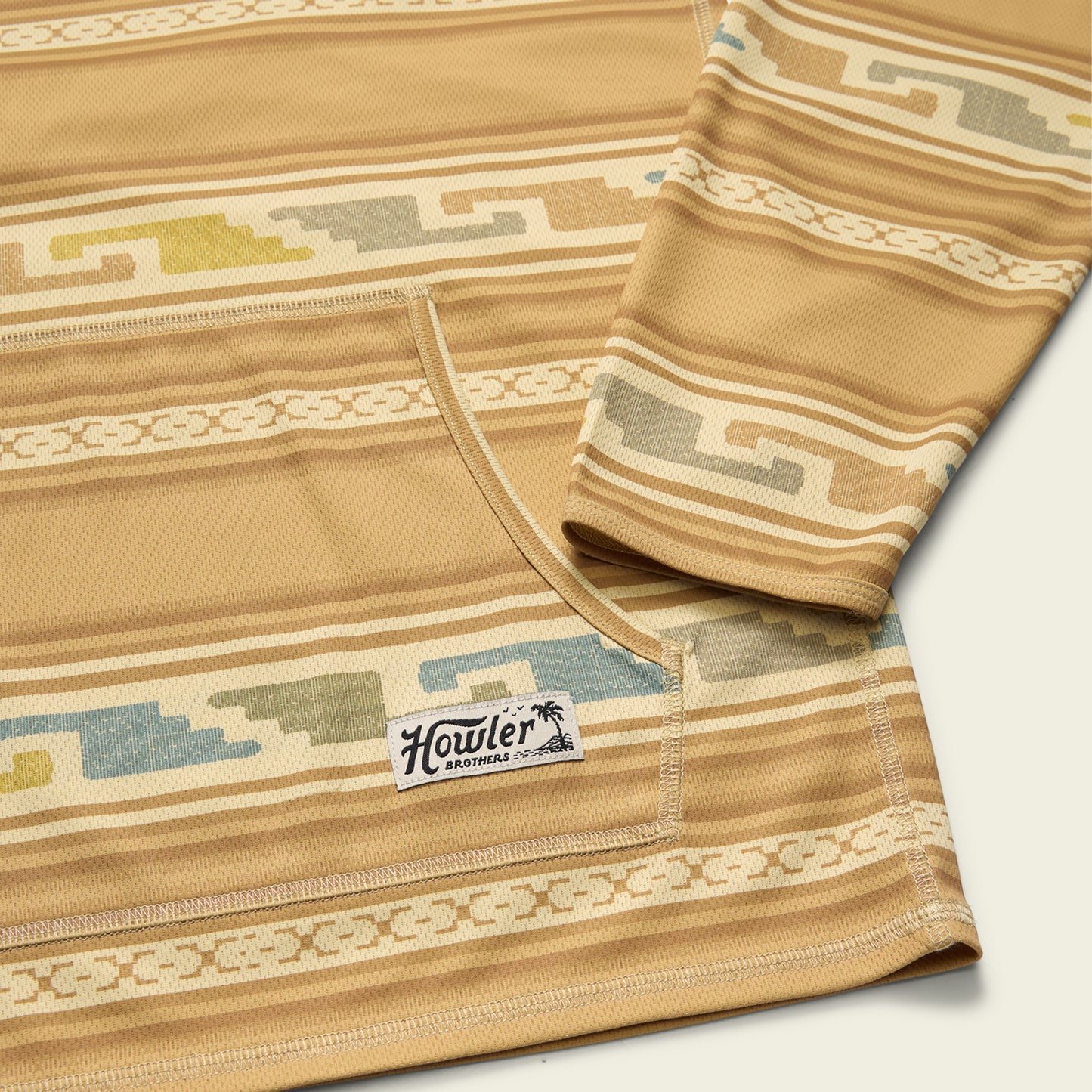 Loggerhead Hoodie - Temple Tracks : Camel - View 7