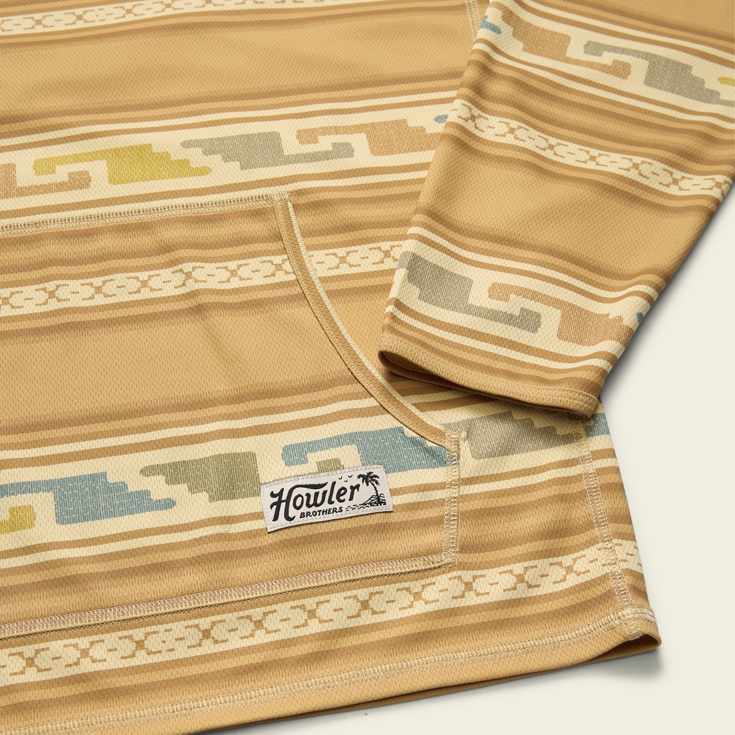 Loggerhead Hoodie - Temple Tracks : Camel - View 7