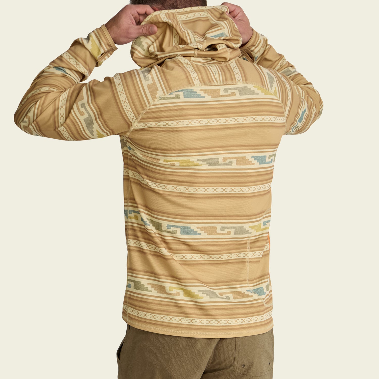 Loggerhead Hoodie - Temple Tracks : Camel - View 6
