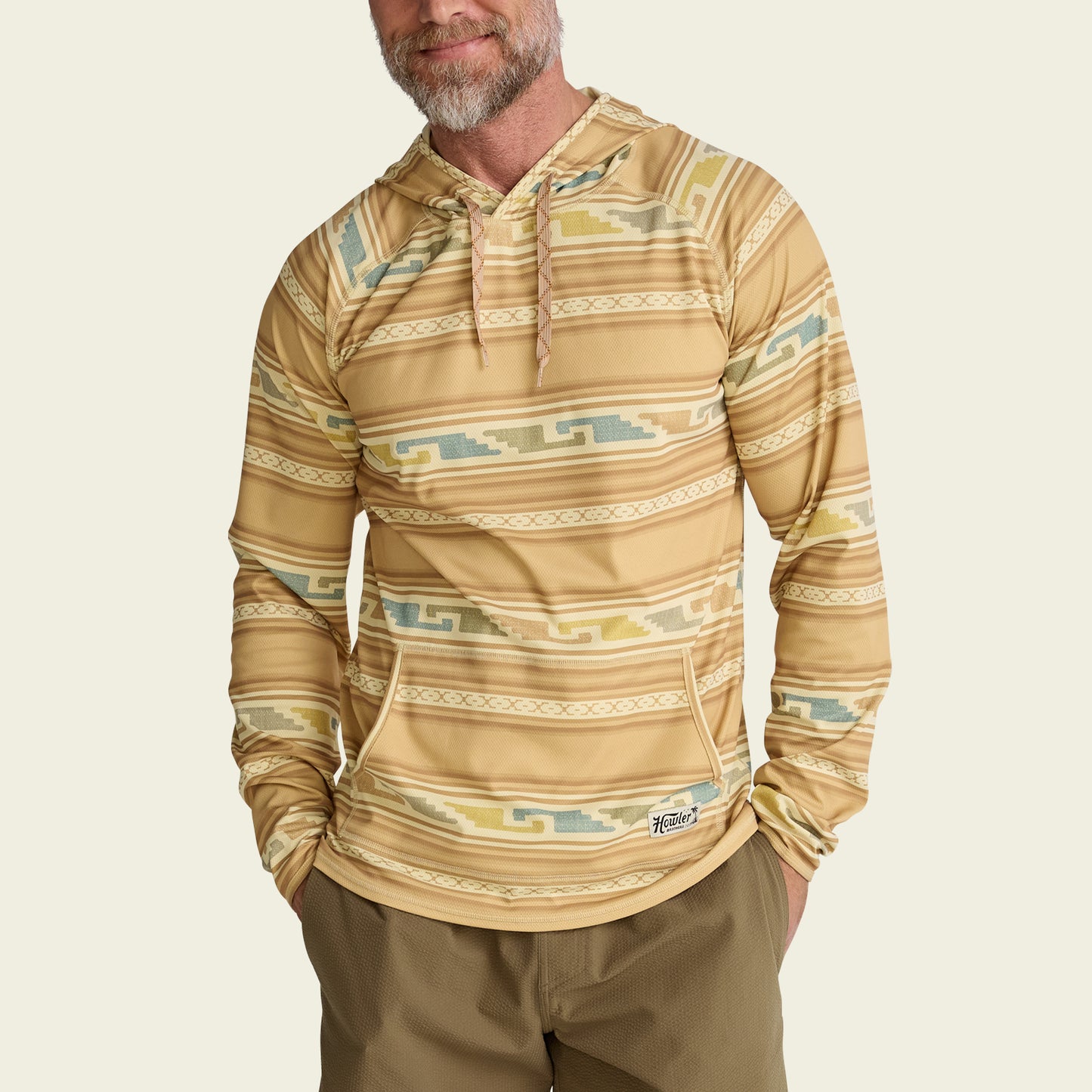 Loggerhead Hoodie - Temple Tracks : Camel - View 4