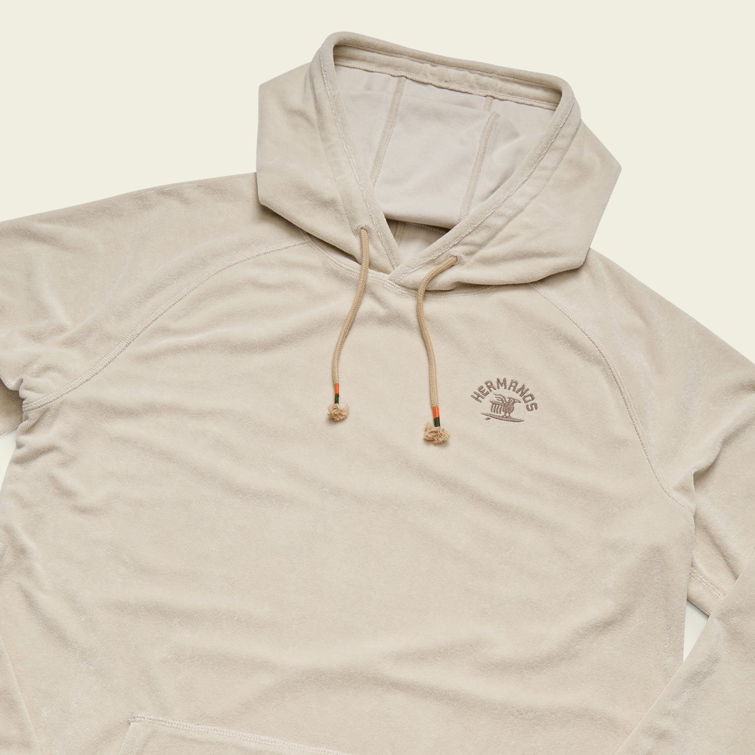 Terrycloth Hoodie - Surfbird : Sand - View 3