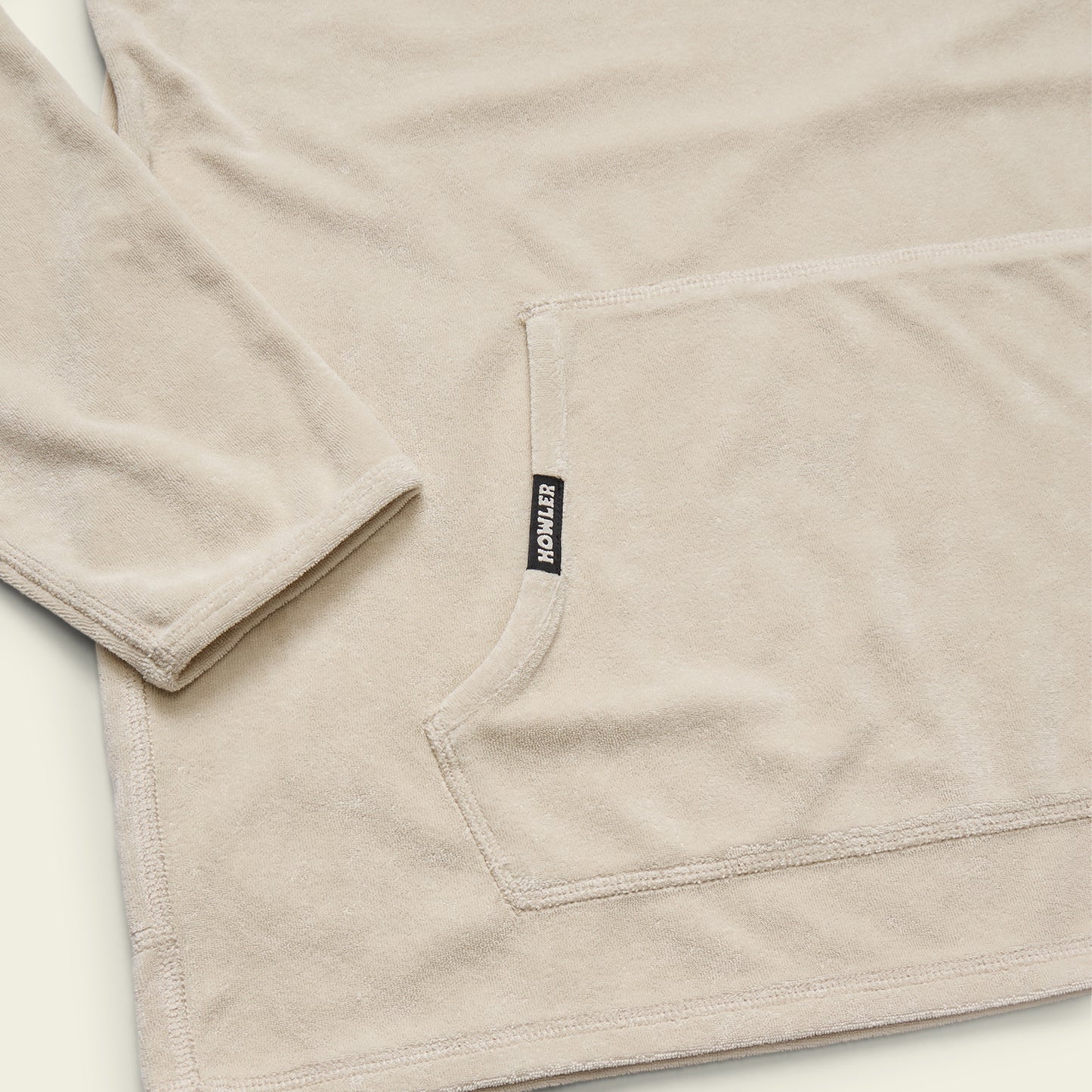 Terrycloth Hoodie - Surfbird : Sand - View 7
