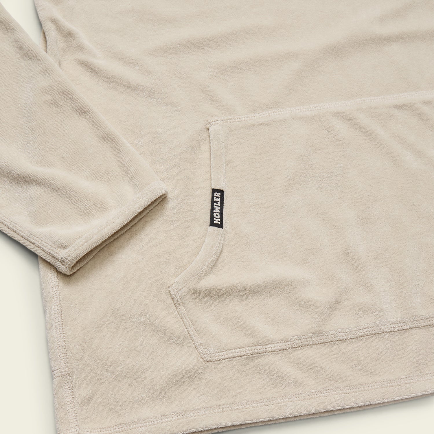 Terrycloth Hoodie - Surfbird : Sand - View 7