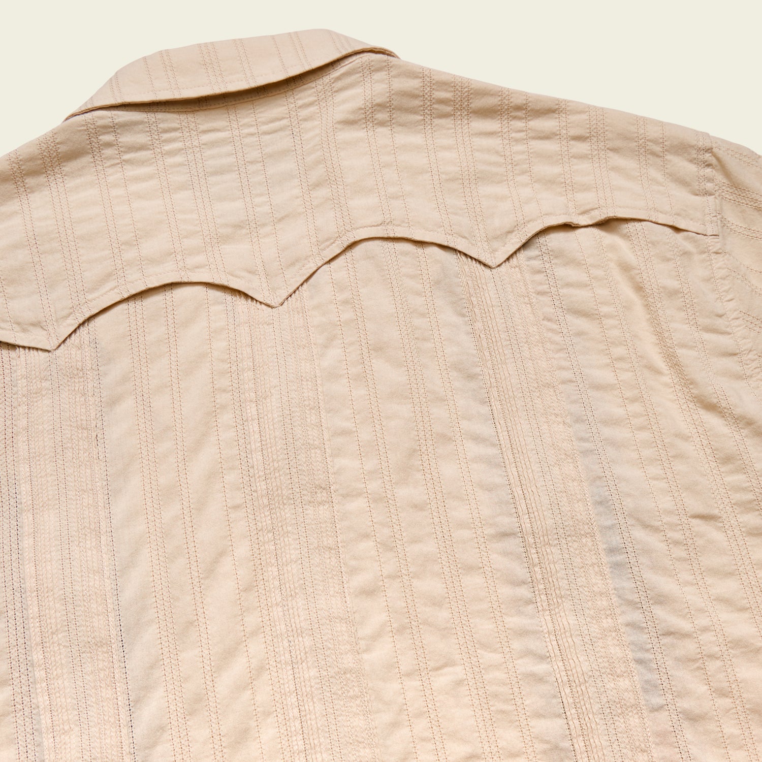 Guayabera Shirt - Temple Tracks : Oatmeal - View 7