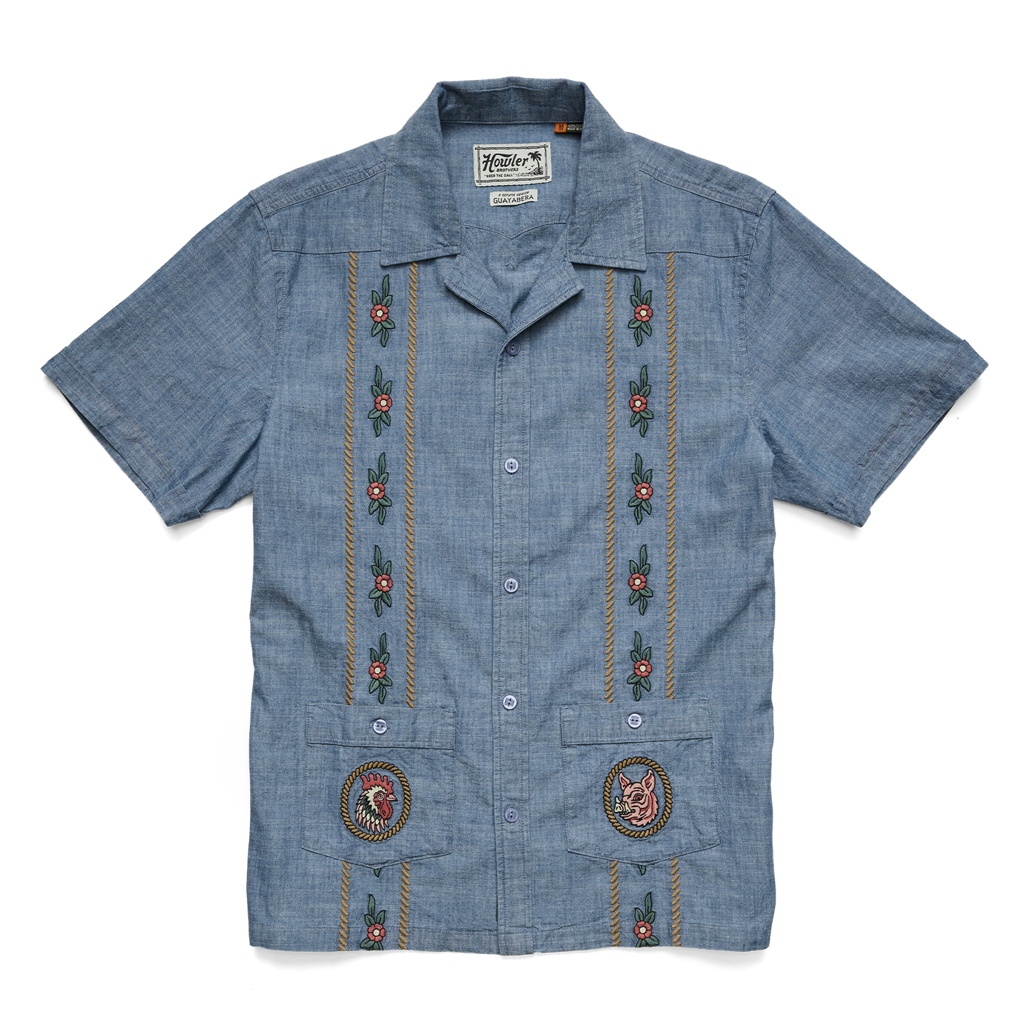 HFTTMM  Guayabera Shirt - Sea Mist - View 1