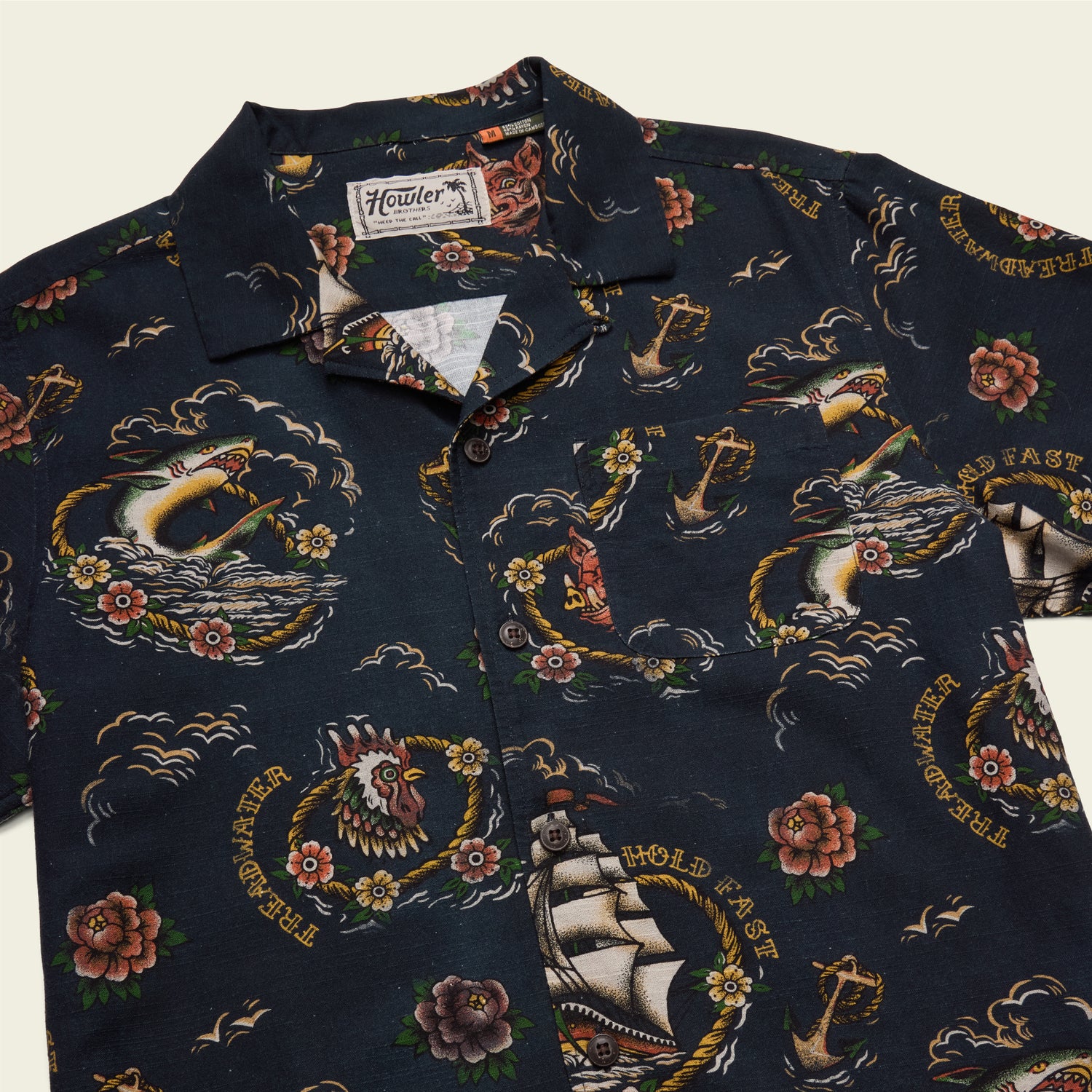 HFTTMM Monoloha Shirt - Sea Spell : Deep Ocean - View 3