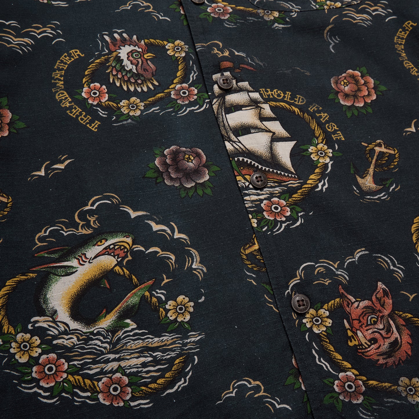 HFTTMM Monoloha Shirt - Sea Spell : Deep Ocean - View 4