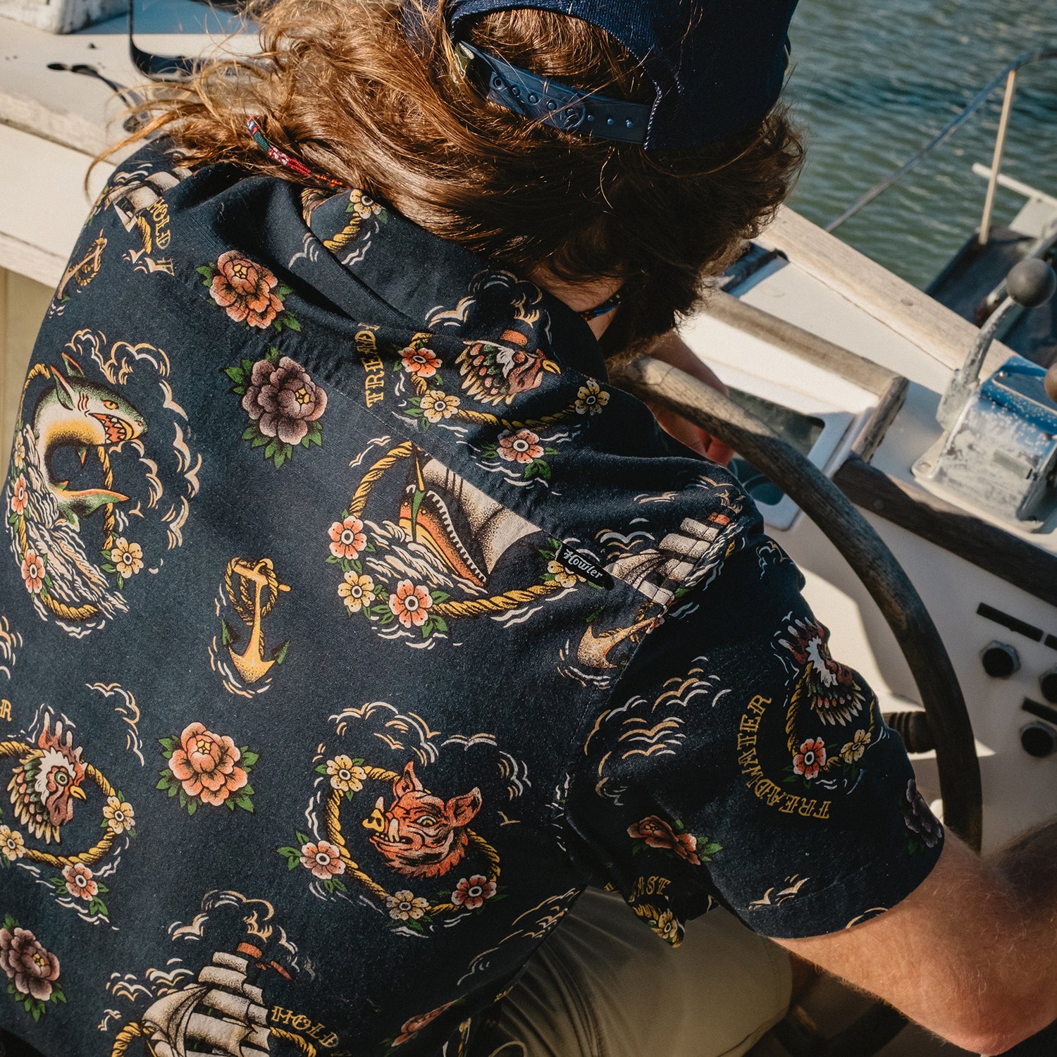 HFTTMM Monoloha Shirt - Sea Spell : Deep Ocean - View 8
