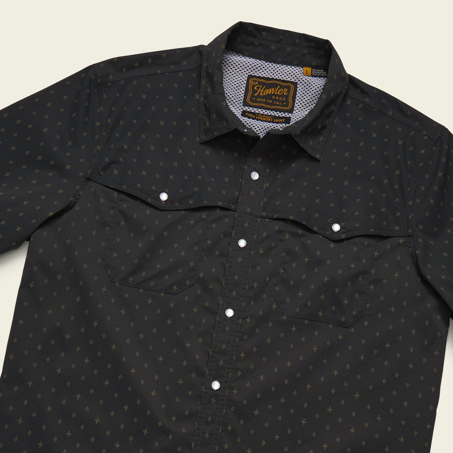 Open Country Tech Shirt - Supernovas : Antique Black - View 3