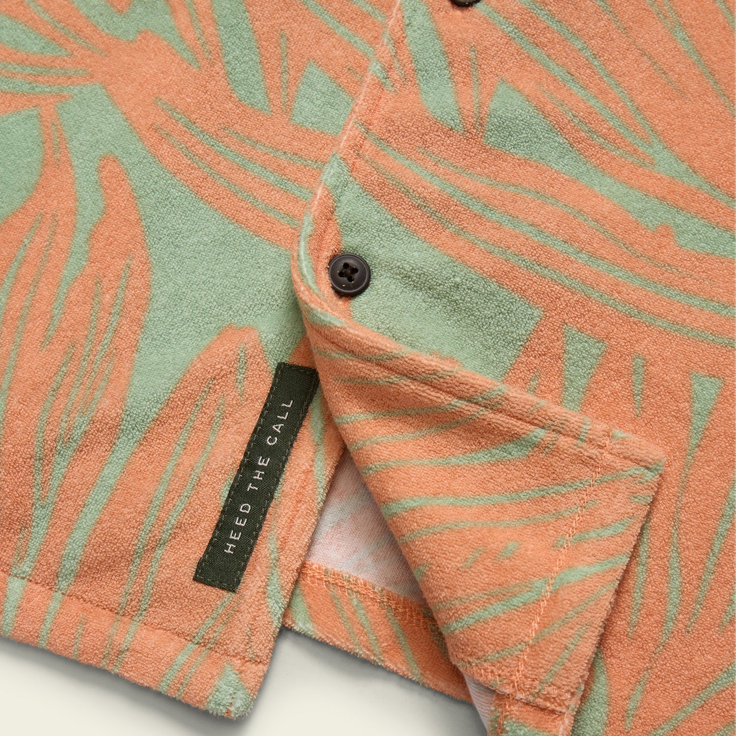 Palapa Terry Shirt - Full Frondal : Dreamsicle - View 7