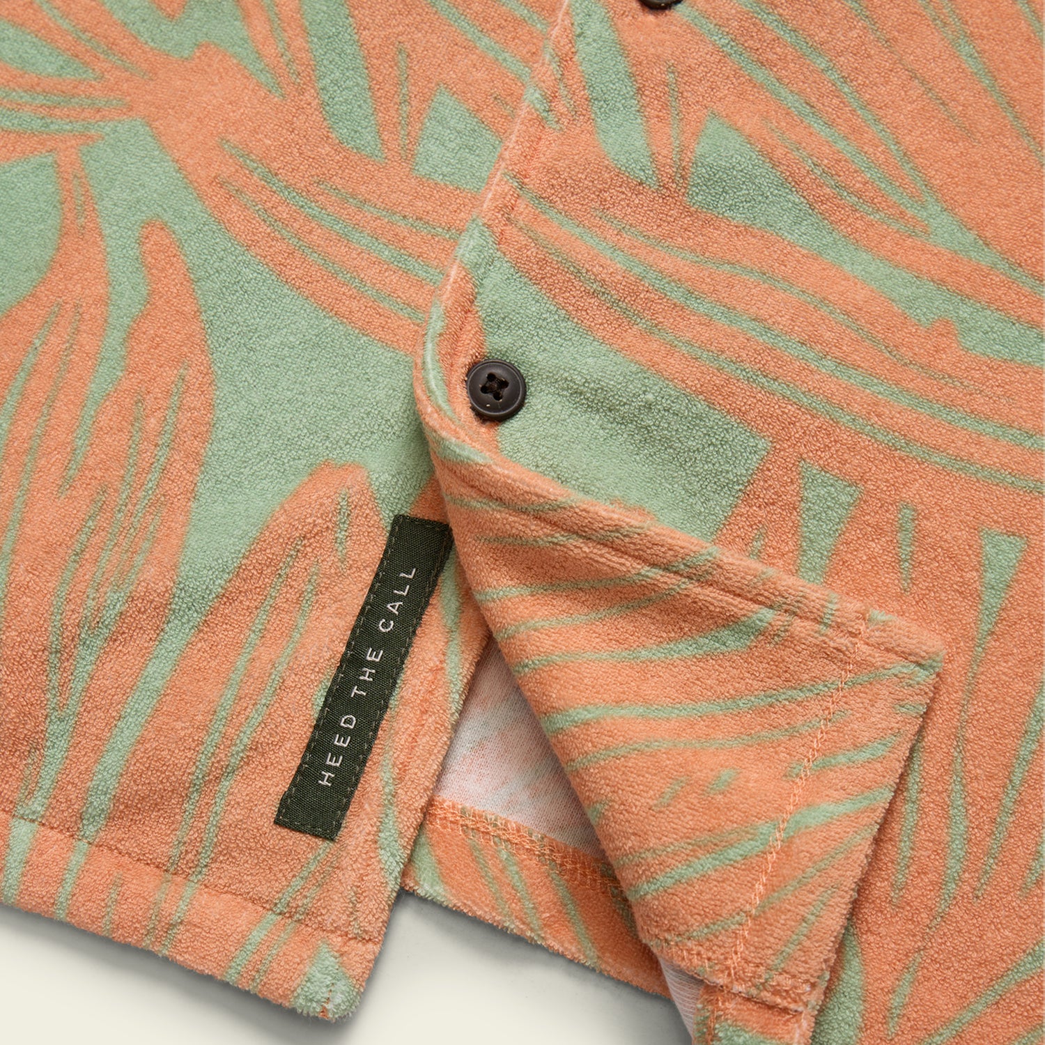 Palapa Terry Shirt - Full Frondal : Dreamsicle - View 7