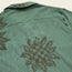 Palapa Terry Shirt - Sunflower Pixels : Granite Green
