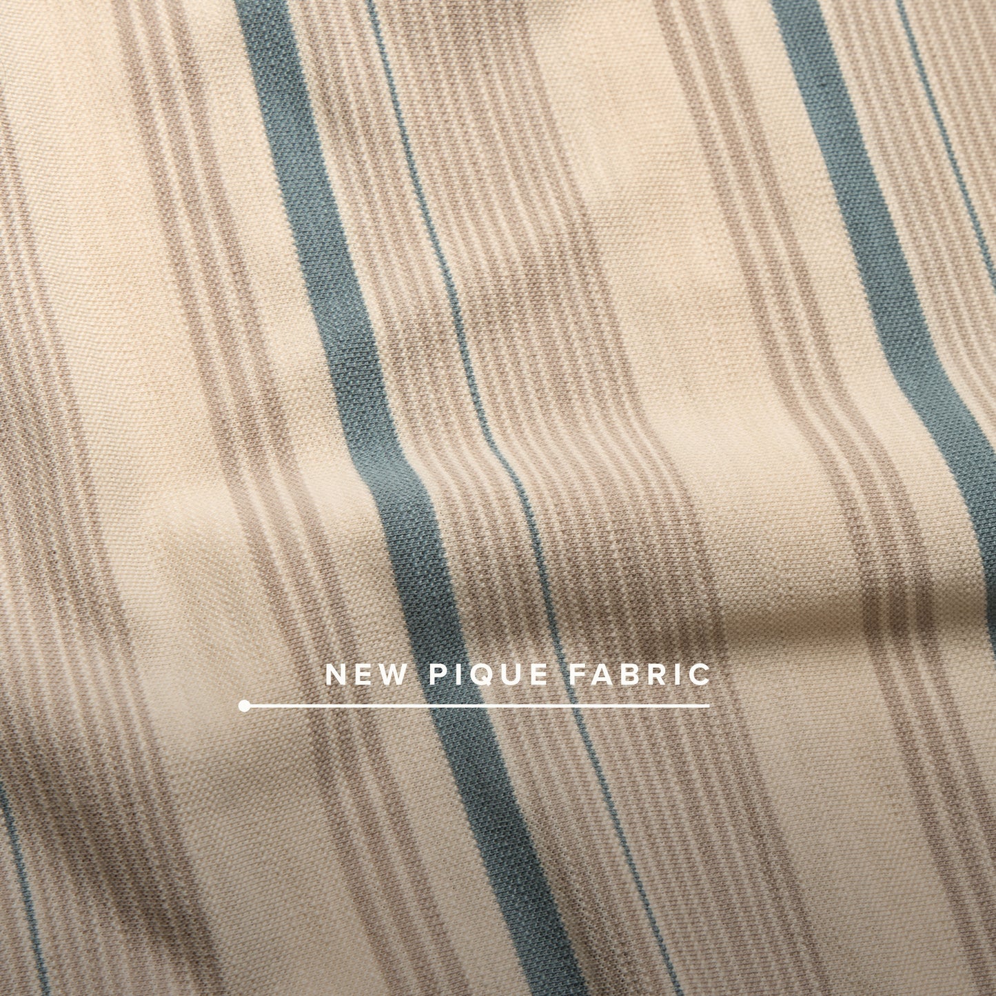 Ranchero Polo - Old Bill Stripe : Limestone - View 3