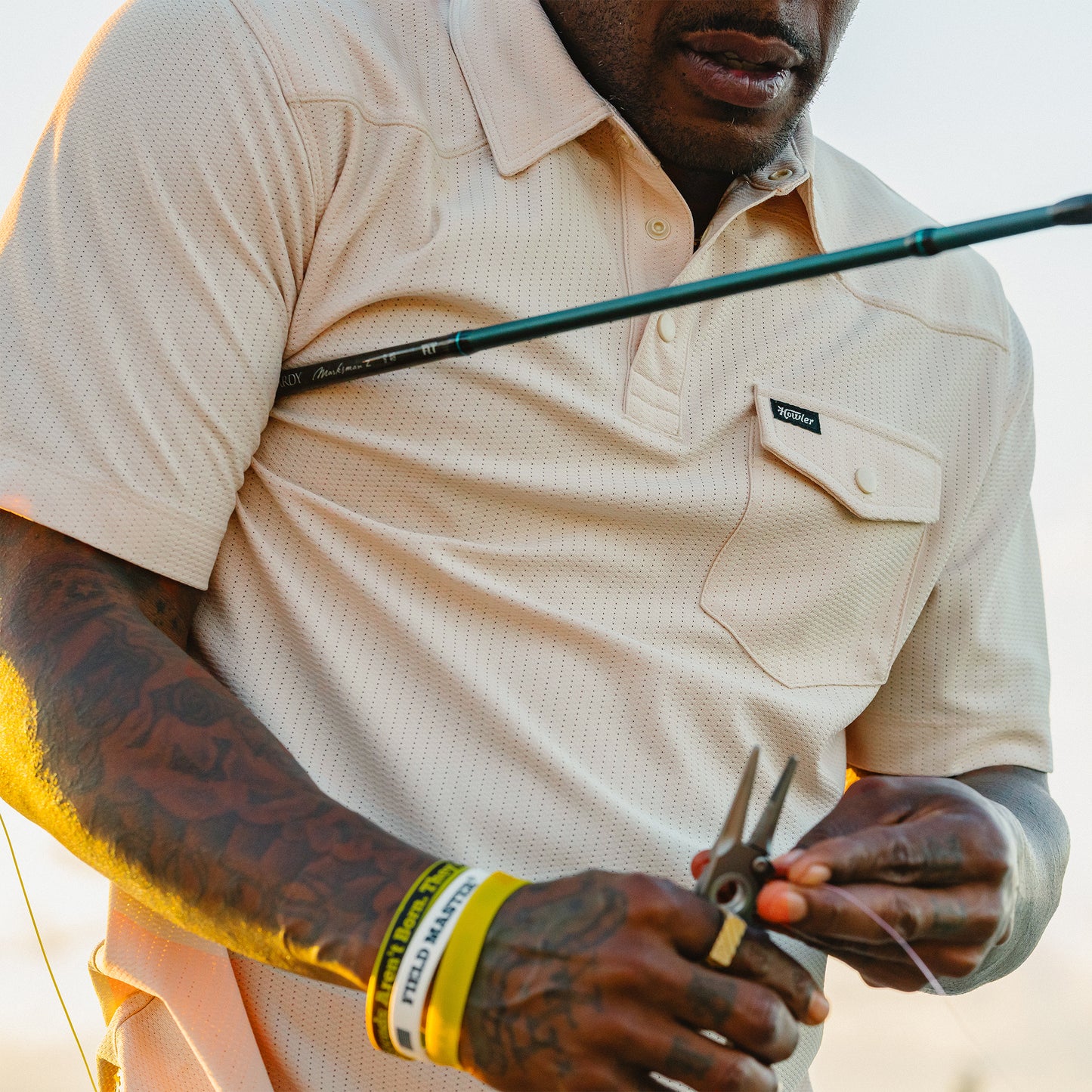Ranchero Tech Polo - Sand - View 2