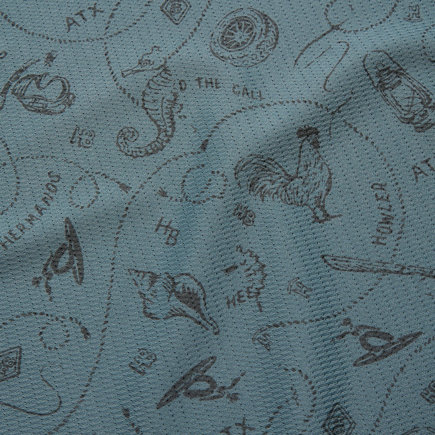 Ranchero Tech Polo - Sea Rodeo : Iron Blue - View 7