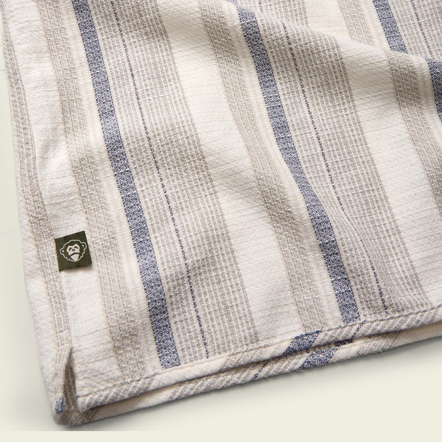 Shores Club Shirt - Old Bill Stripe : Limestone - View 7