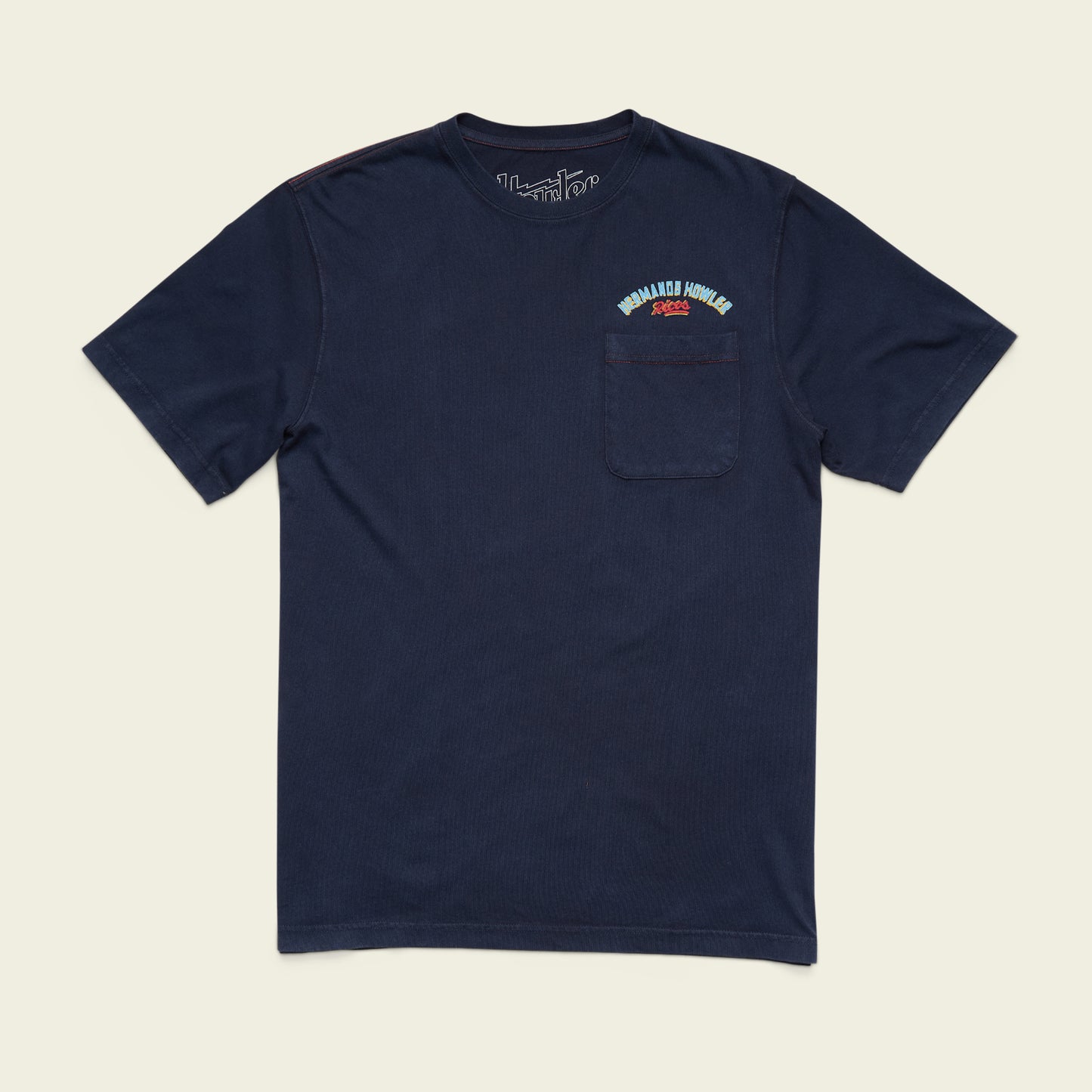Frutería Flotante Cotton Pocket T-Shirt - Navy - View 3