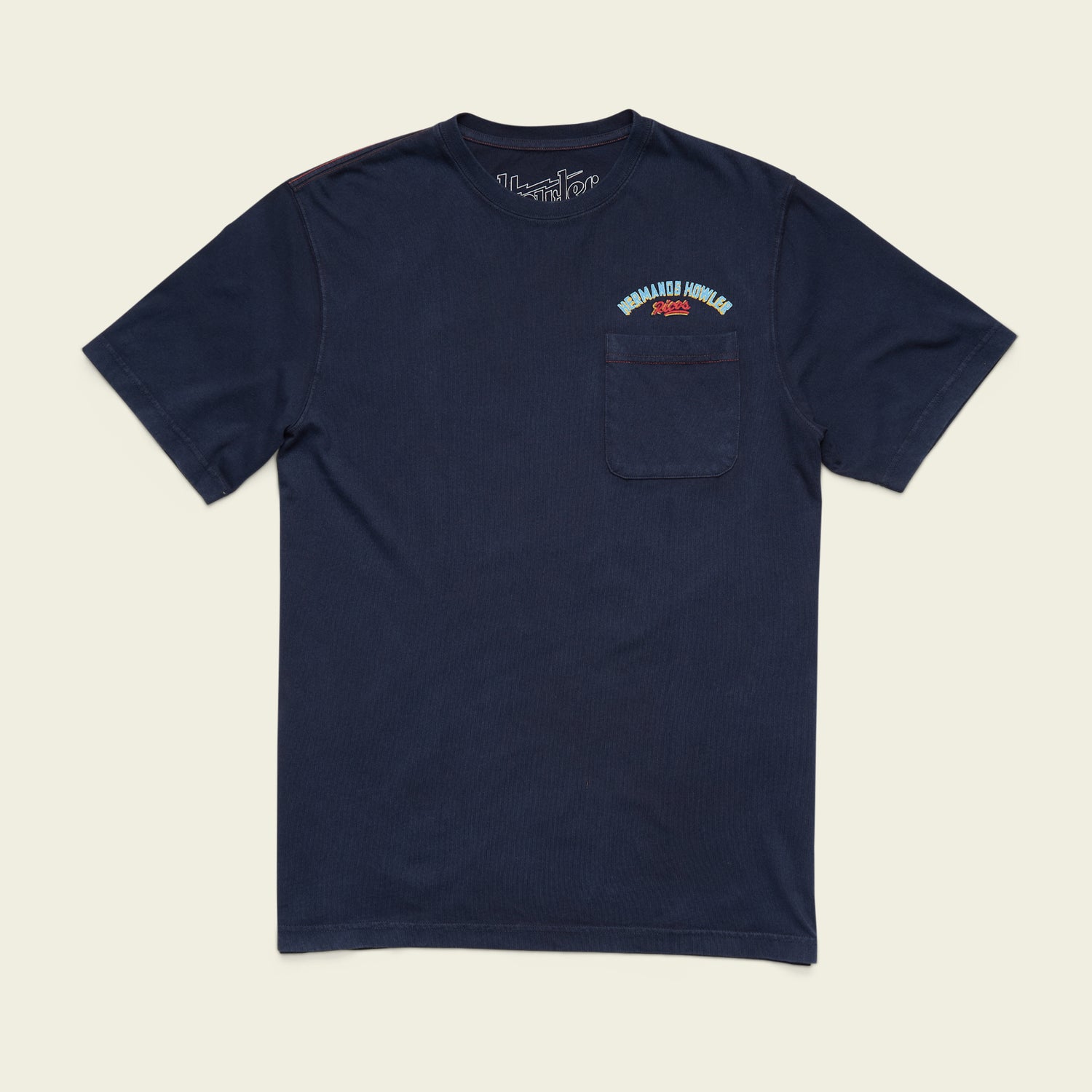 Frutería Flotante Cotton Pocket T-Shirt - Navy - View 3