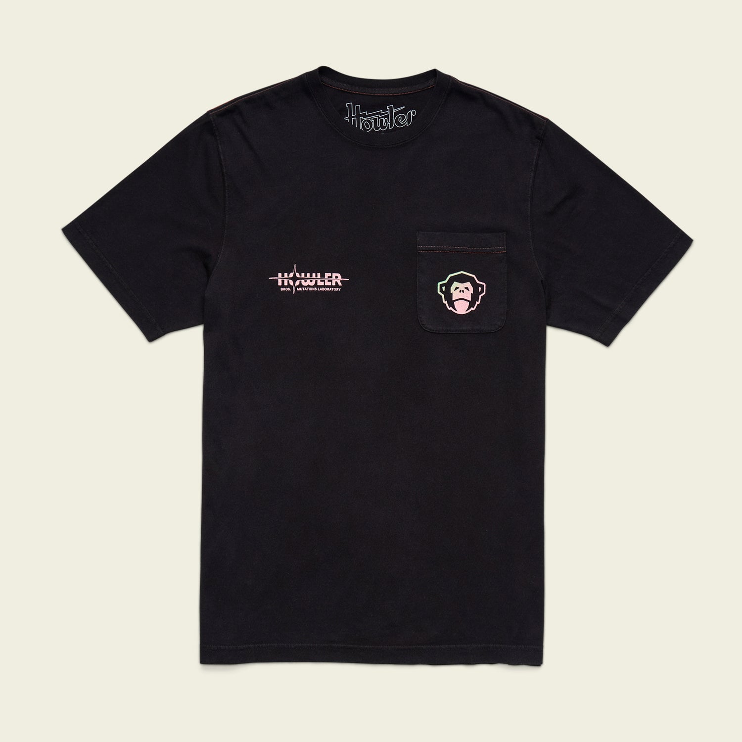 Mutations Laboratory Cotton Pocket T-Shirt - Black - View 3
