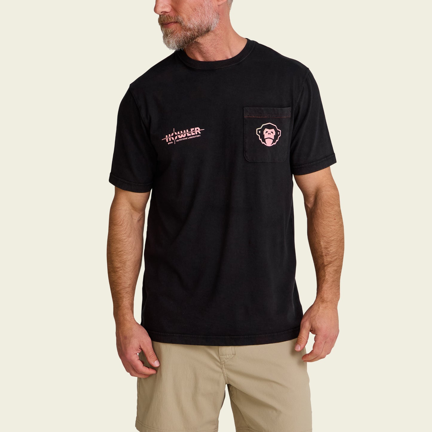 Mutations Laboratory Cotton Pocket T-Shirt - Black - View 4