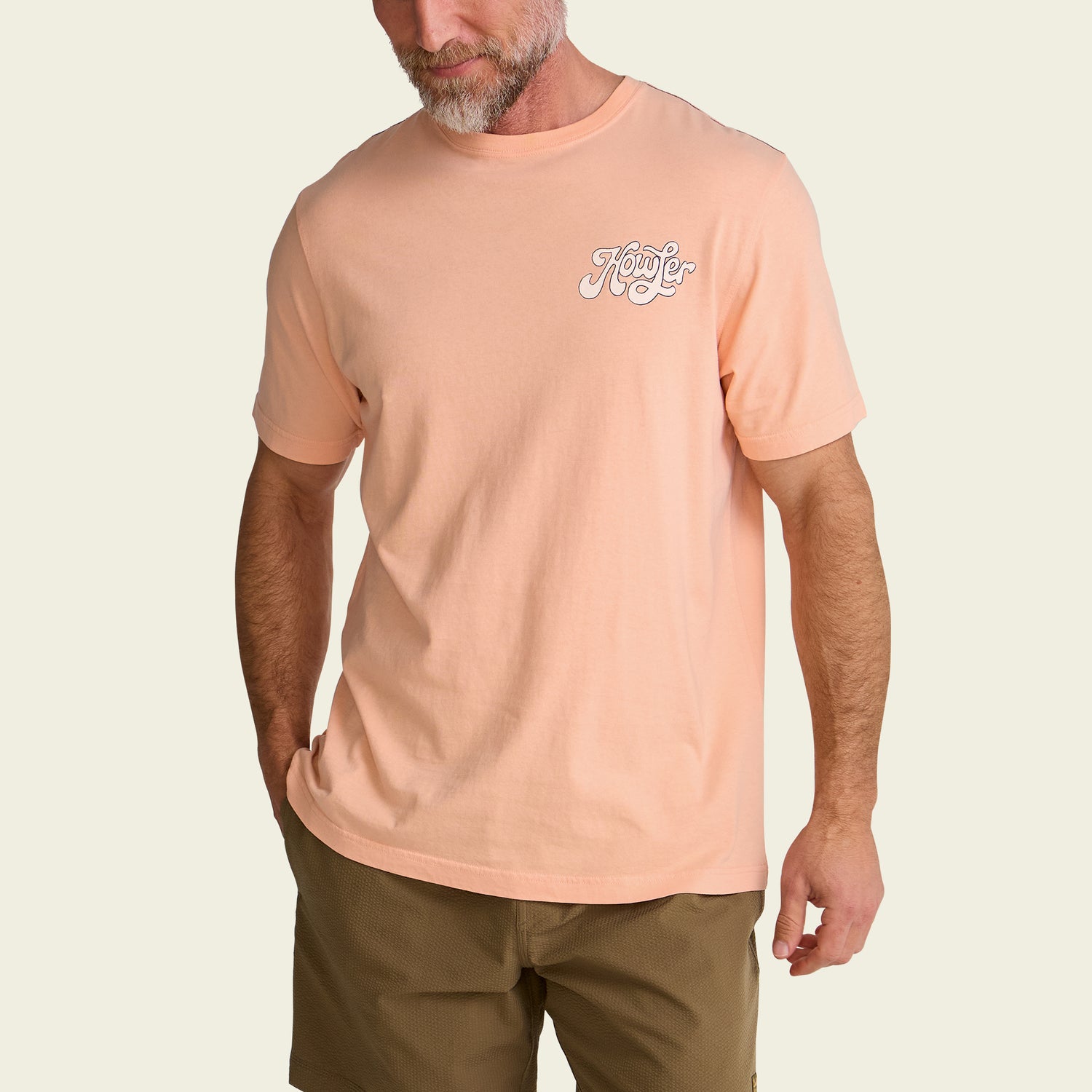 Irie Paradise Cotton T-Shirt - Coral - View 4