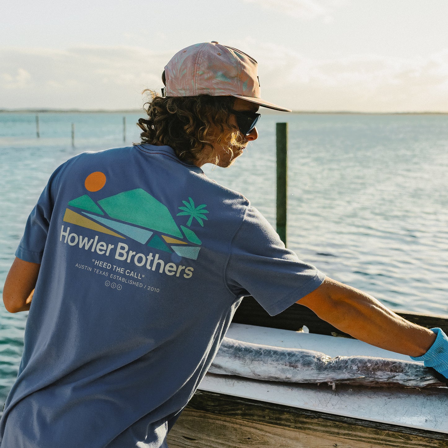 Bahía de Howler T-Shirt - Blue Horizon - View 2