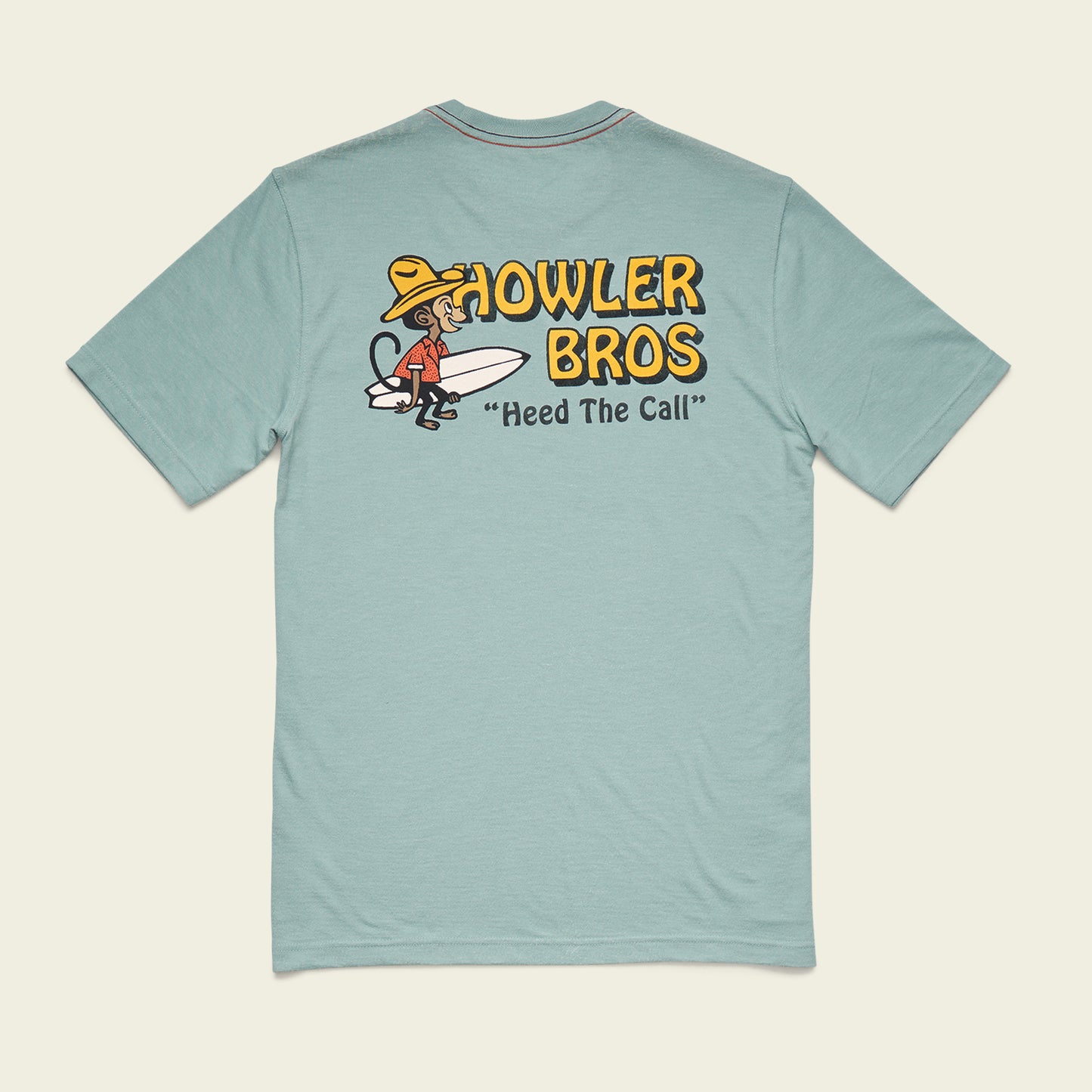 El Monito Surfs T-Shirt - Riviera Blue - View 1