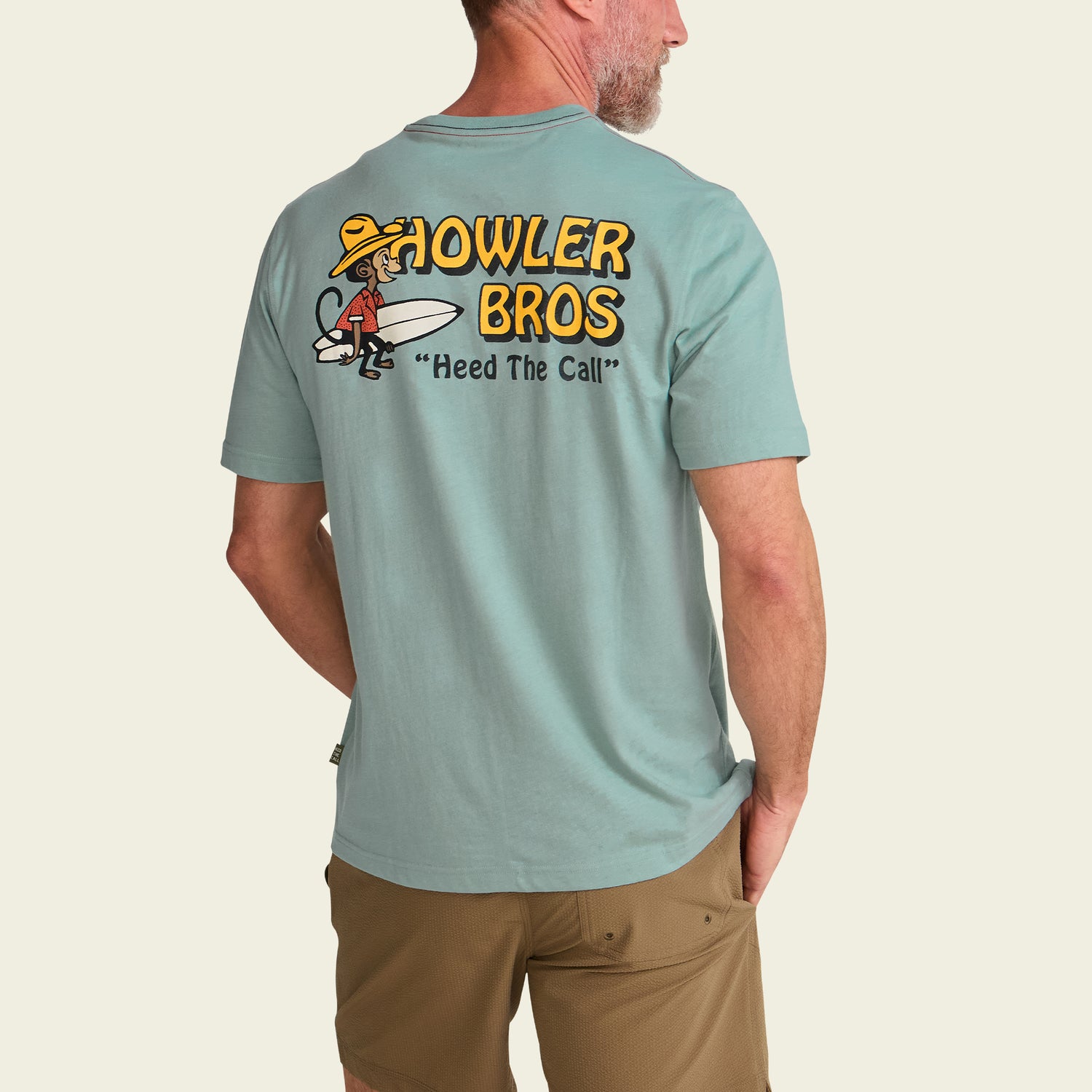 El Monito Surfs T-Shirt - Riviera Blue - View 5