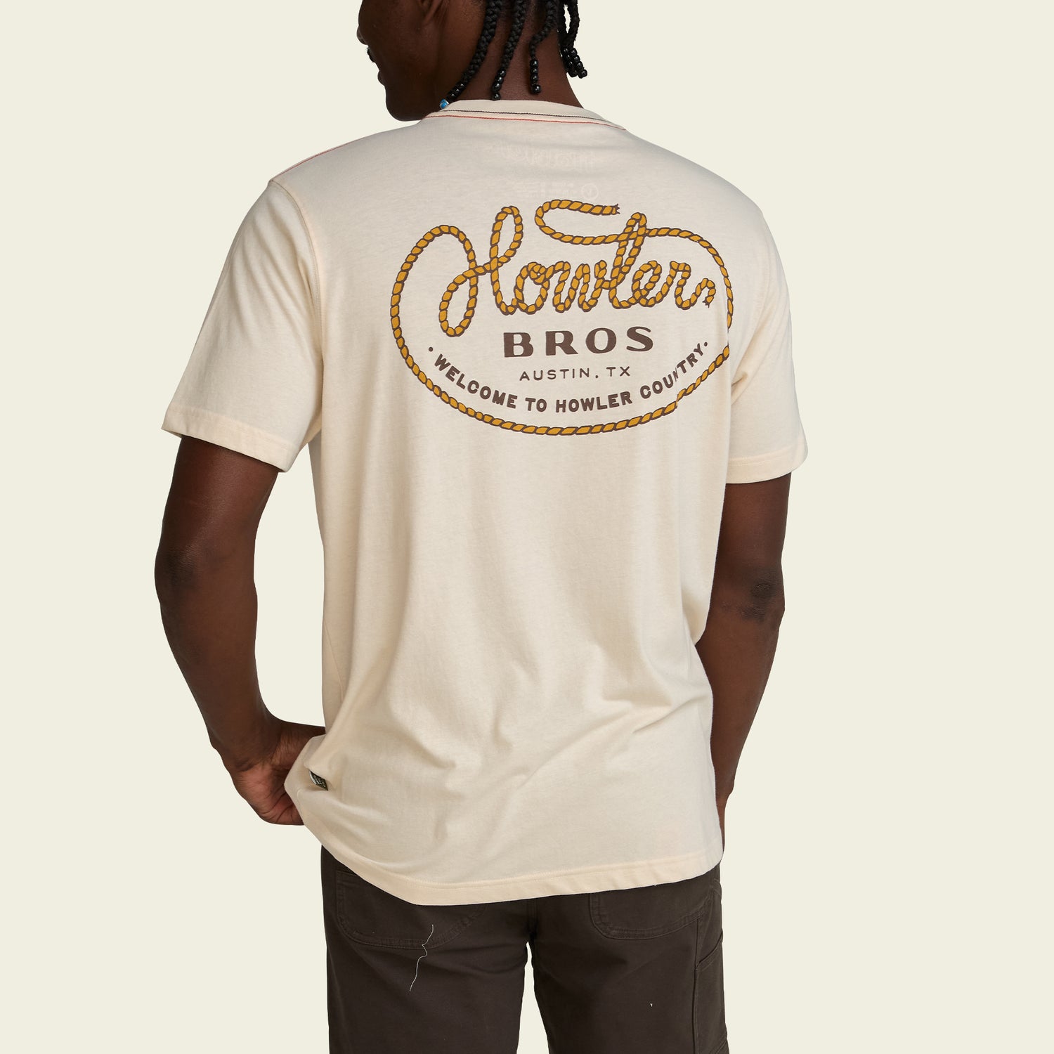 Howler Lasso T-Shirt - Natural - View 5
