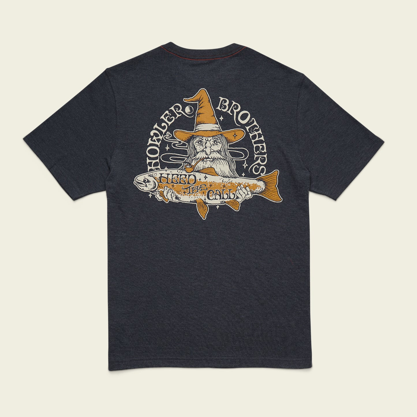 River Wizard T-Shirt - Navy Heather - View 1