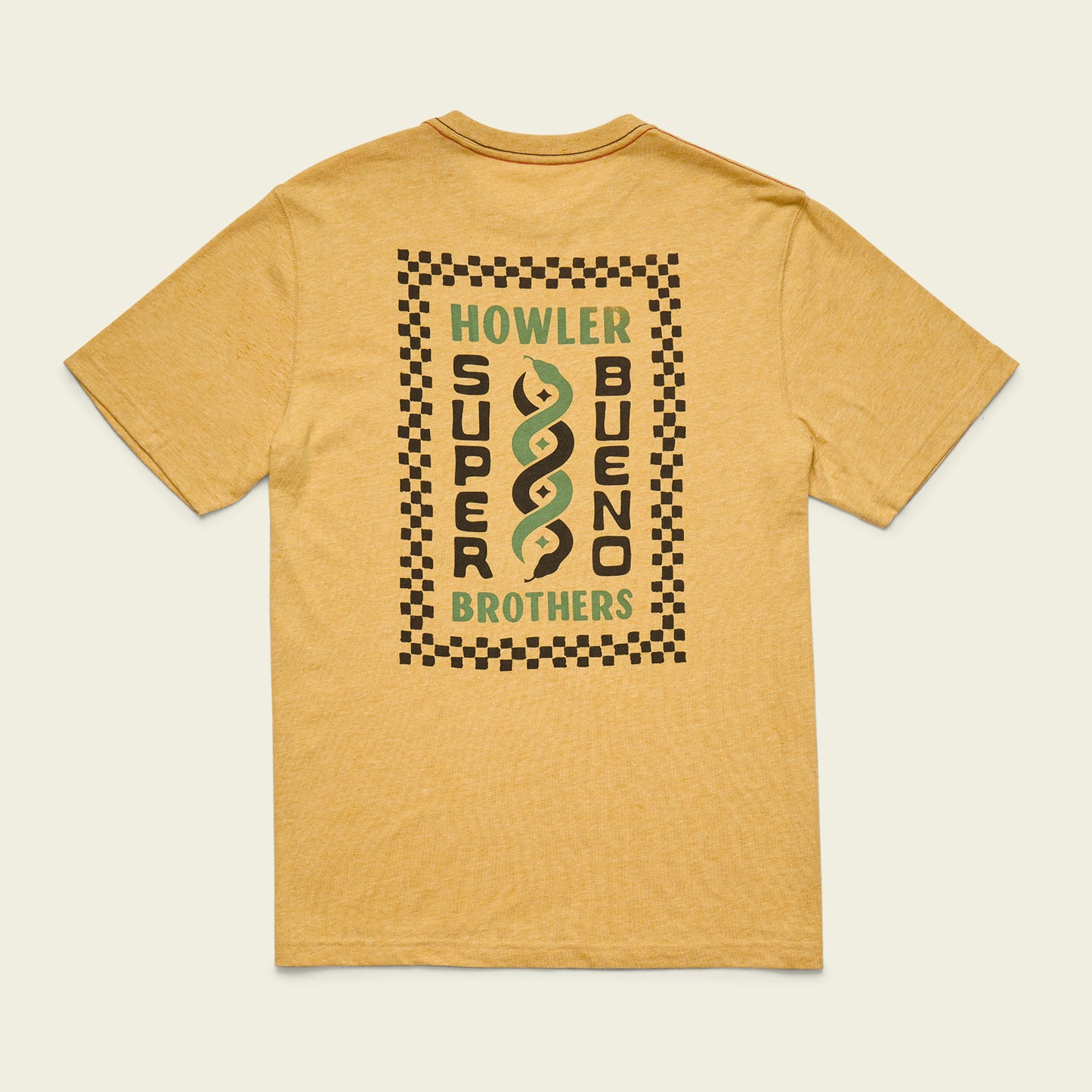 Super Bueno Serpientes T-Shirt - Honey Heather - View 1