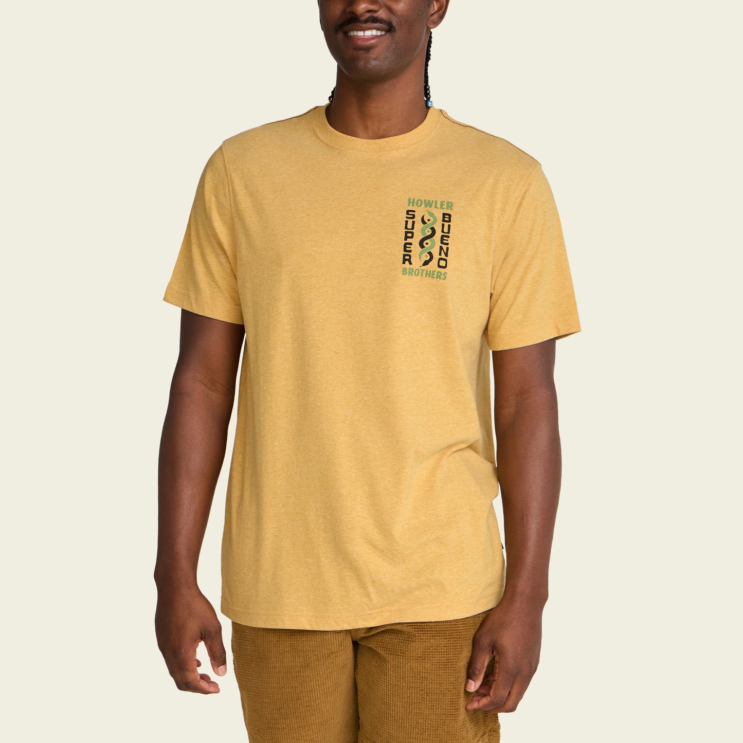 Super Bueno Serpientes T-Shirt - Honey Heather - View 4